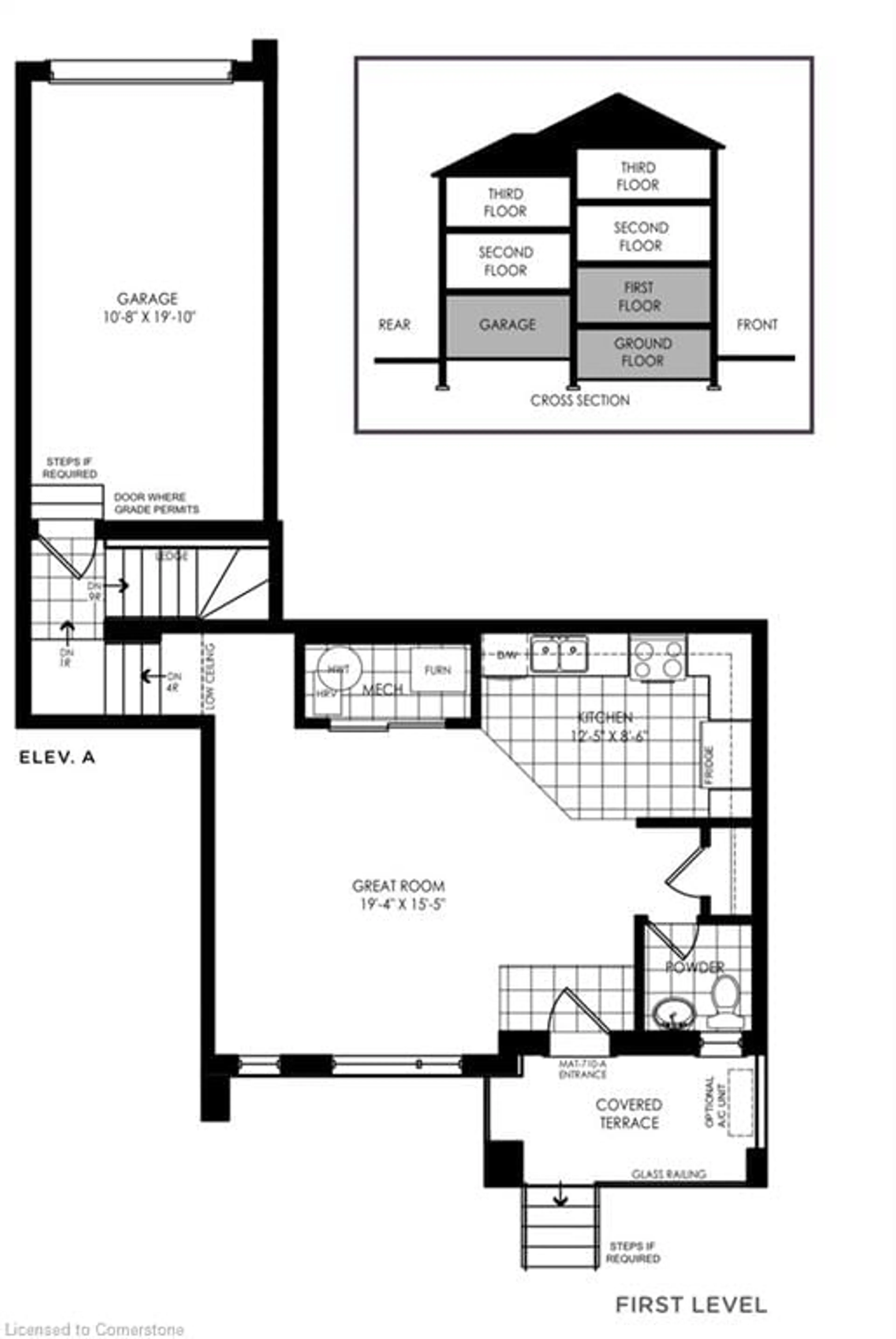 Floor plan for 45 Fieldridge Cres #22, Brampton Ontario L6R 0A7