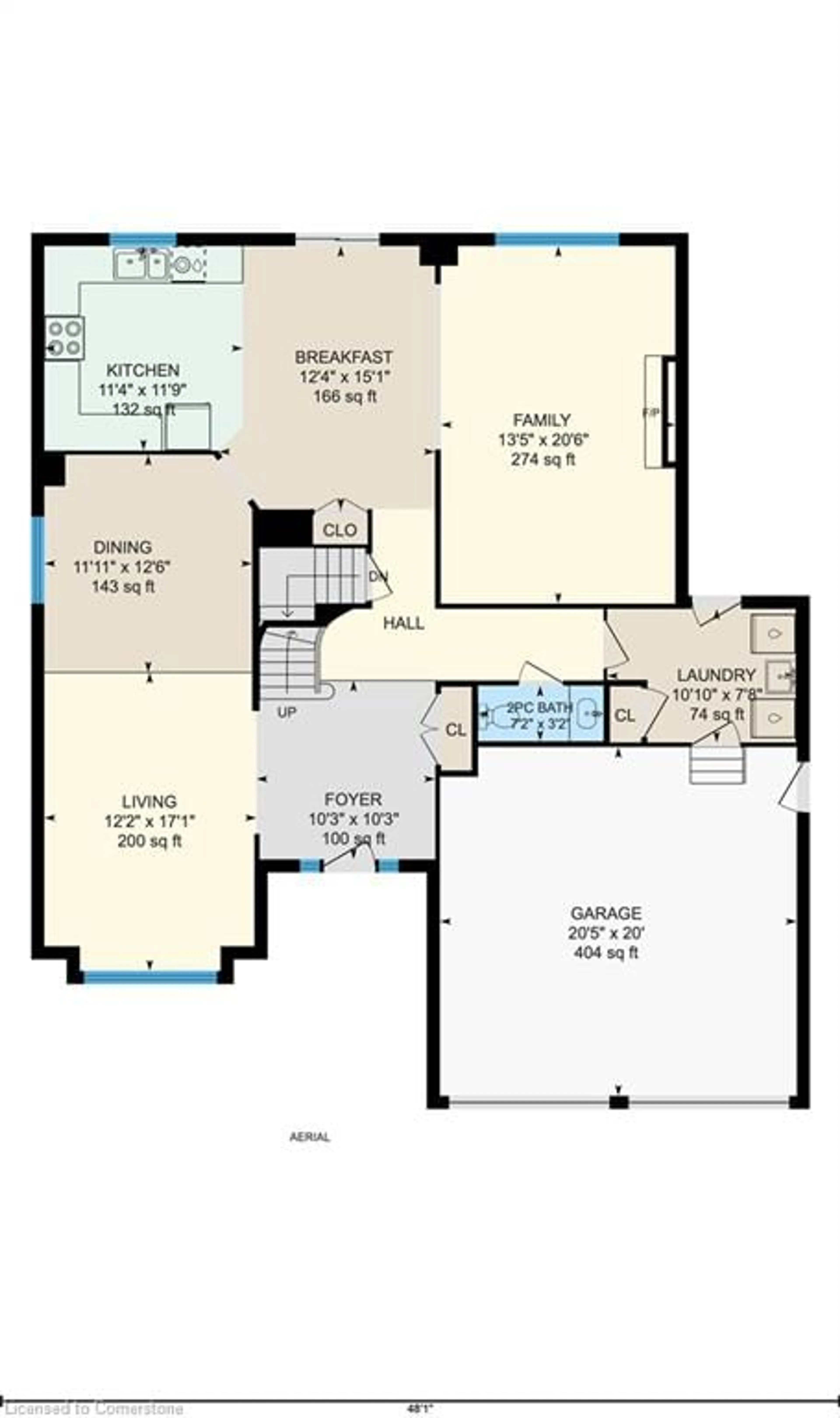 Floor plan for 385 Kerman Ave, Grimsby Ontario L3M 5C4