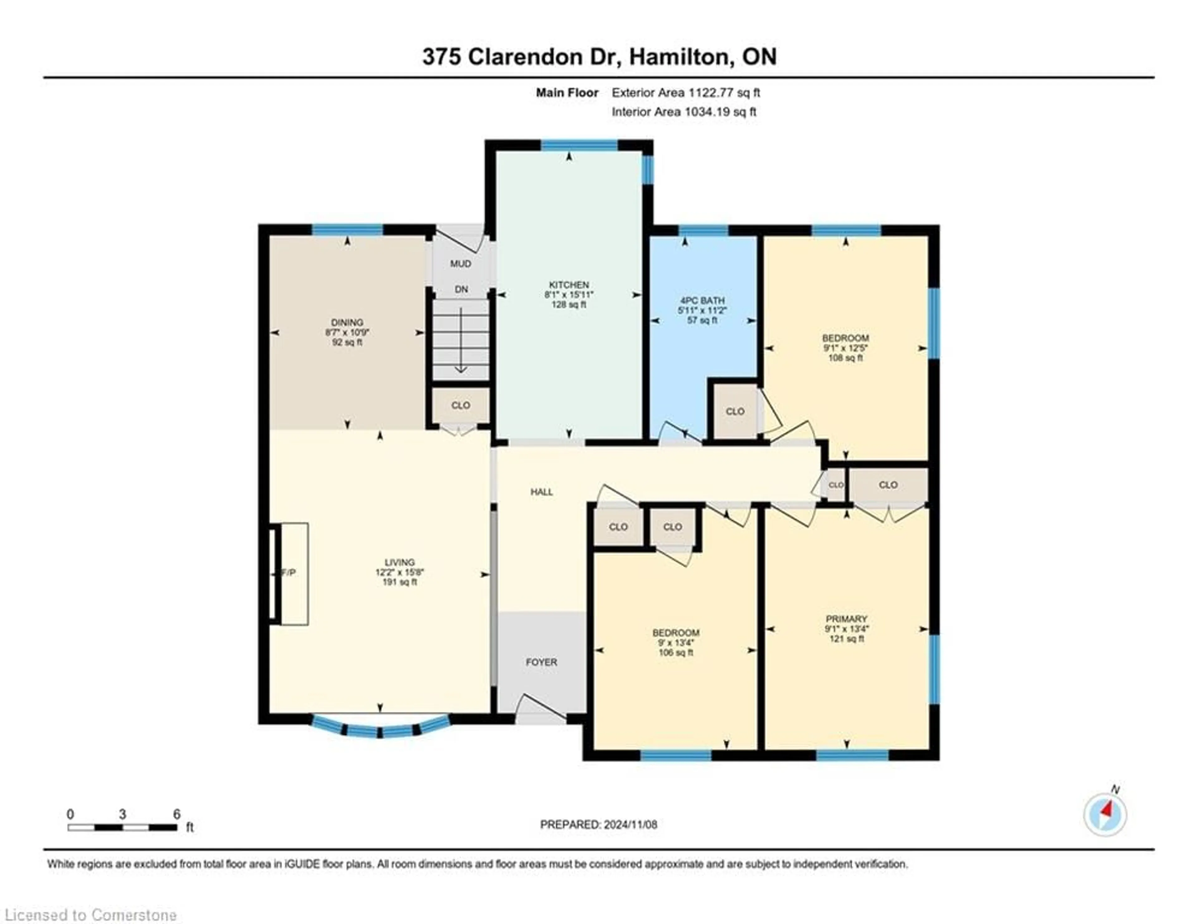 Floor plan for 375 Clarendon Dr, Ancaster Ontario L9G 2Z1