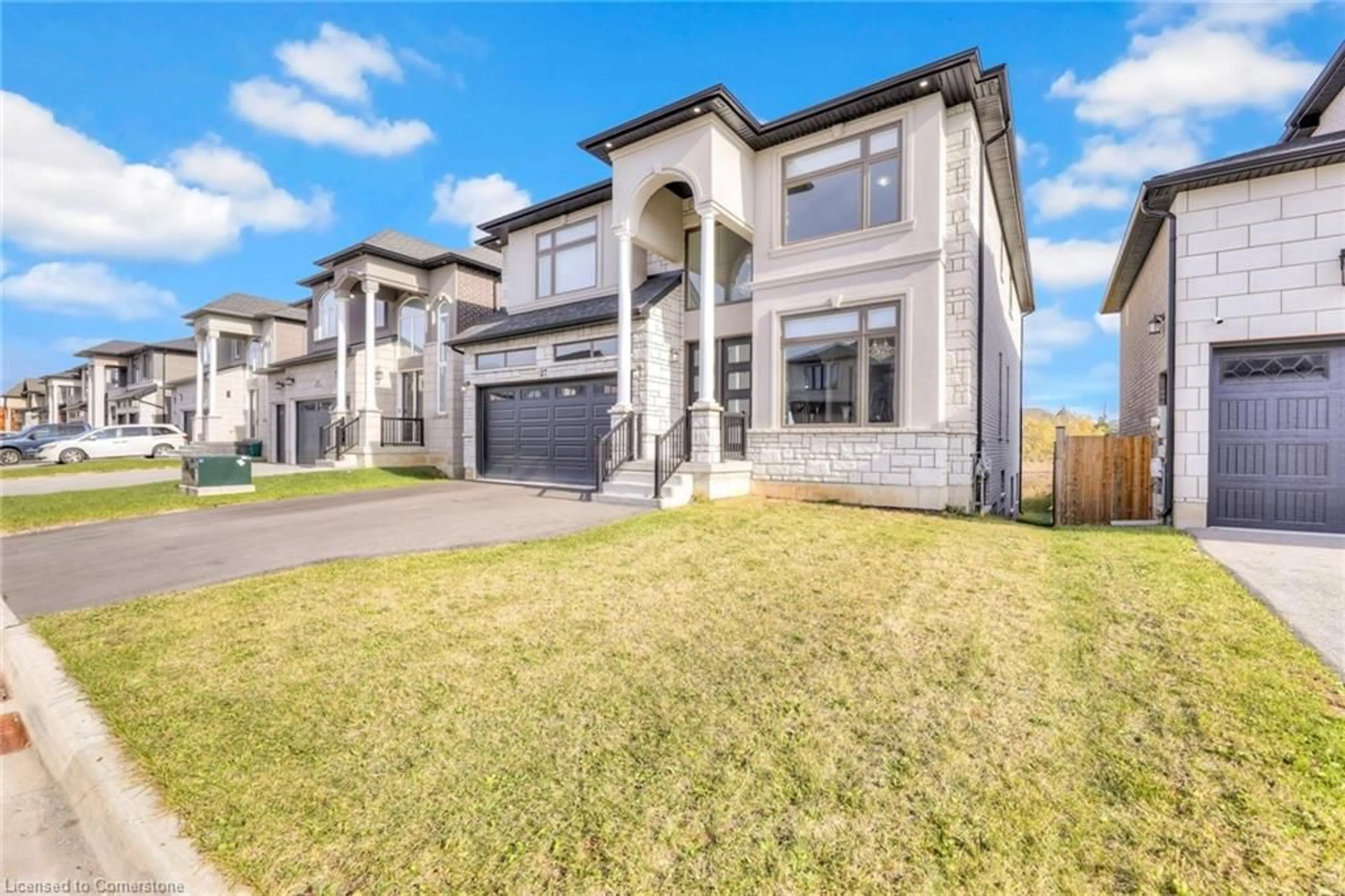 Frontside or backside of a home, the street view for 27 Deerfield Lane, Ancaster Ontario L9K 0K2