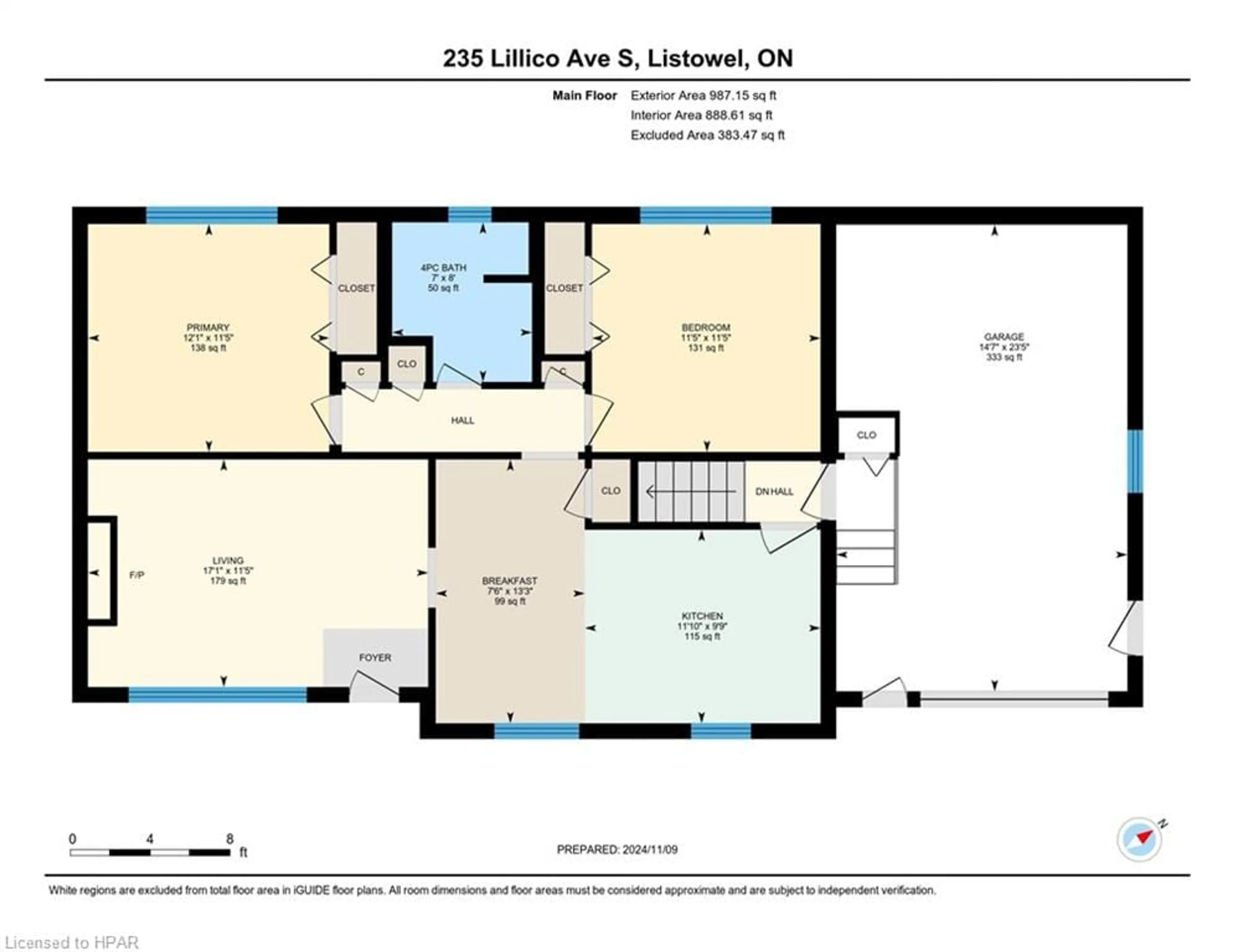 Floor plan for 235 Lillico Ave, Listowel Ontario N4W 2L6