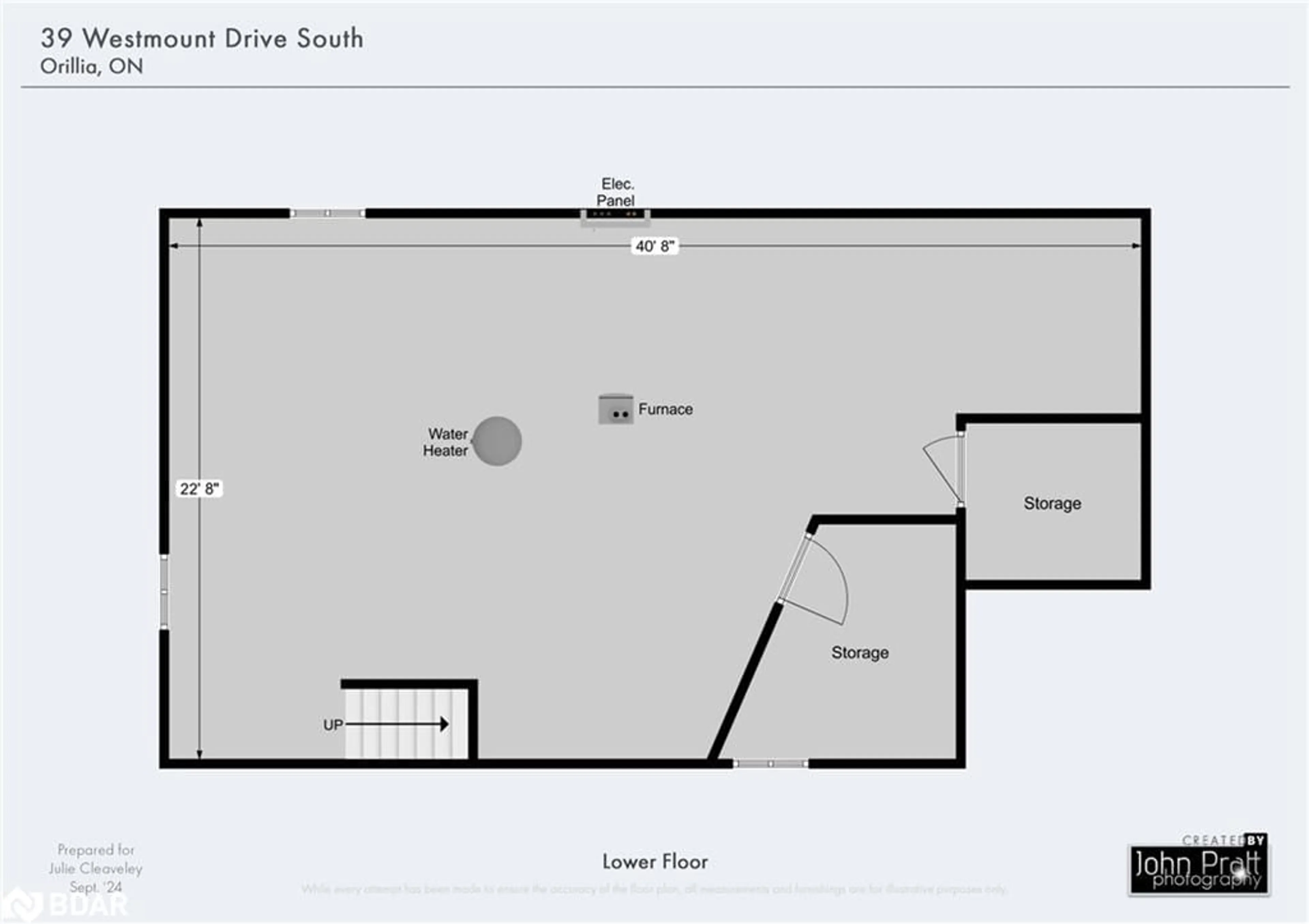 Floor plan for 39 Westmount Dr, Orillia Ontario L3V 6C8