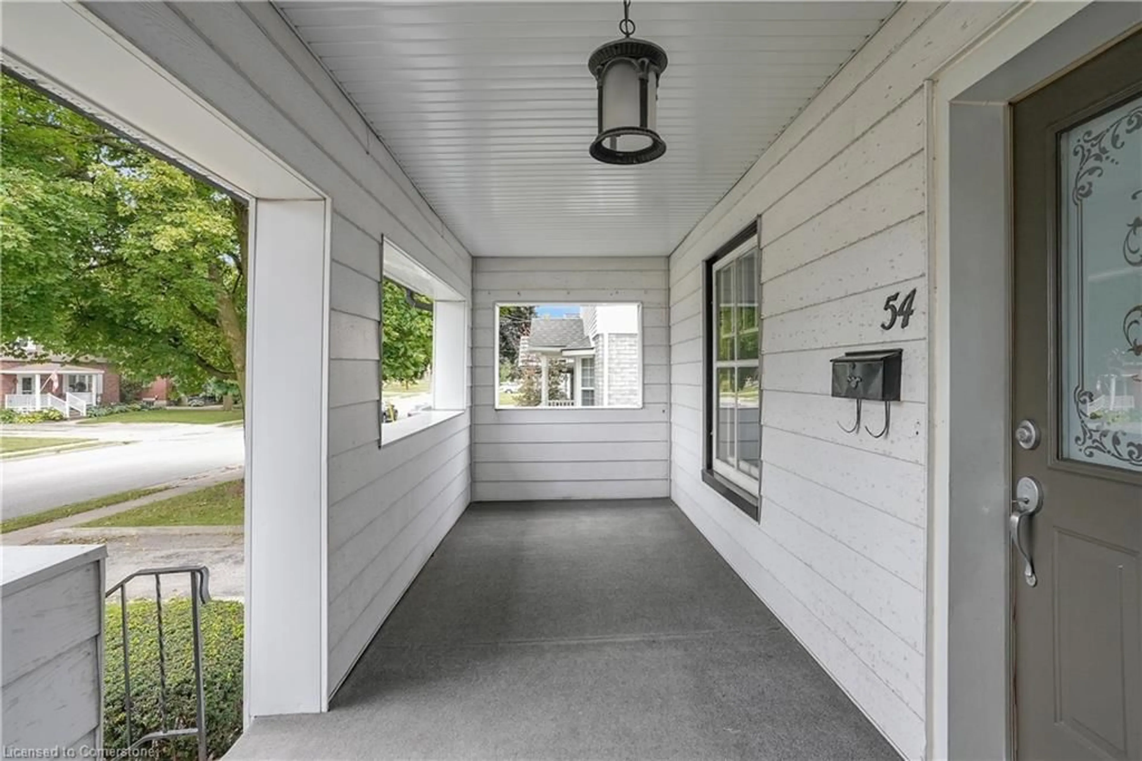 Indoor entryway, cement floor for 54 Elgin St, Cambridge Ontario N1R 5G9