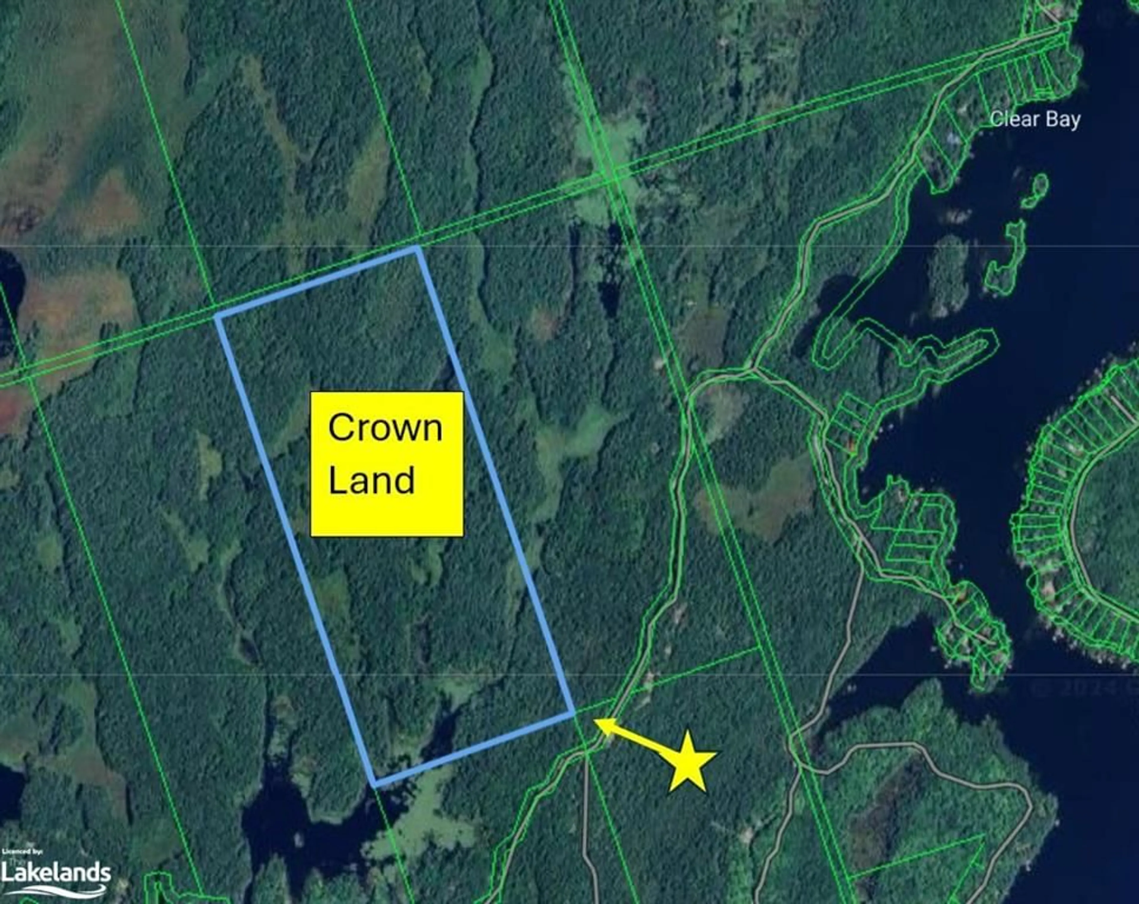 Picture of a map for BESIDE 314 Clear Bay Rd, Kinmount Ontario K0M 2A0