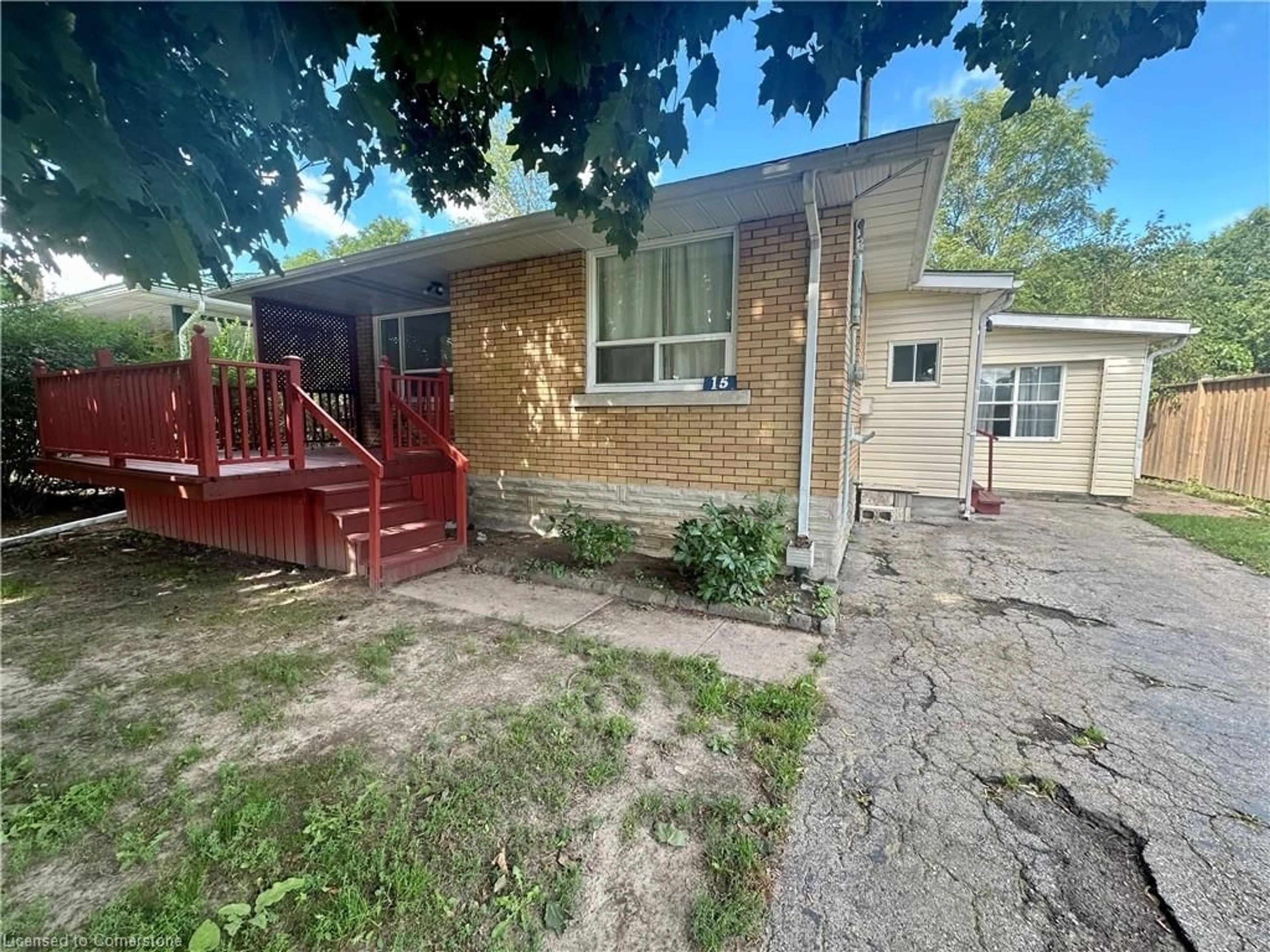 Frontside or backside of a home, cottage for 15 Cornell Ave, Kitchener Ontario N2G 3E5