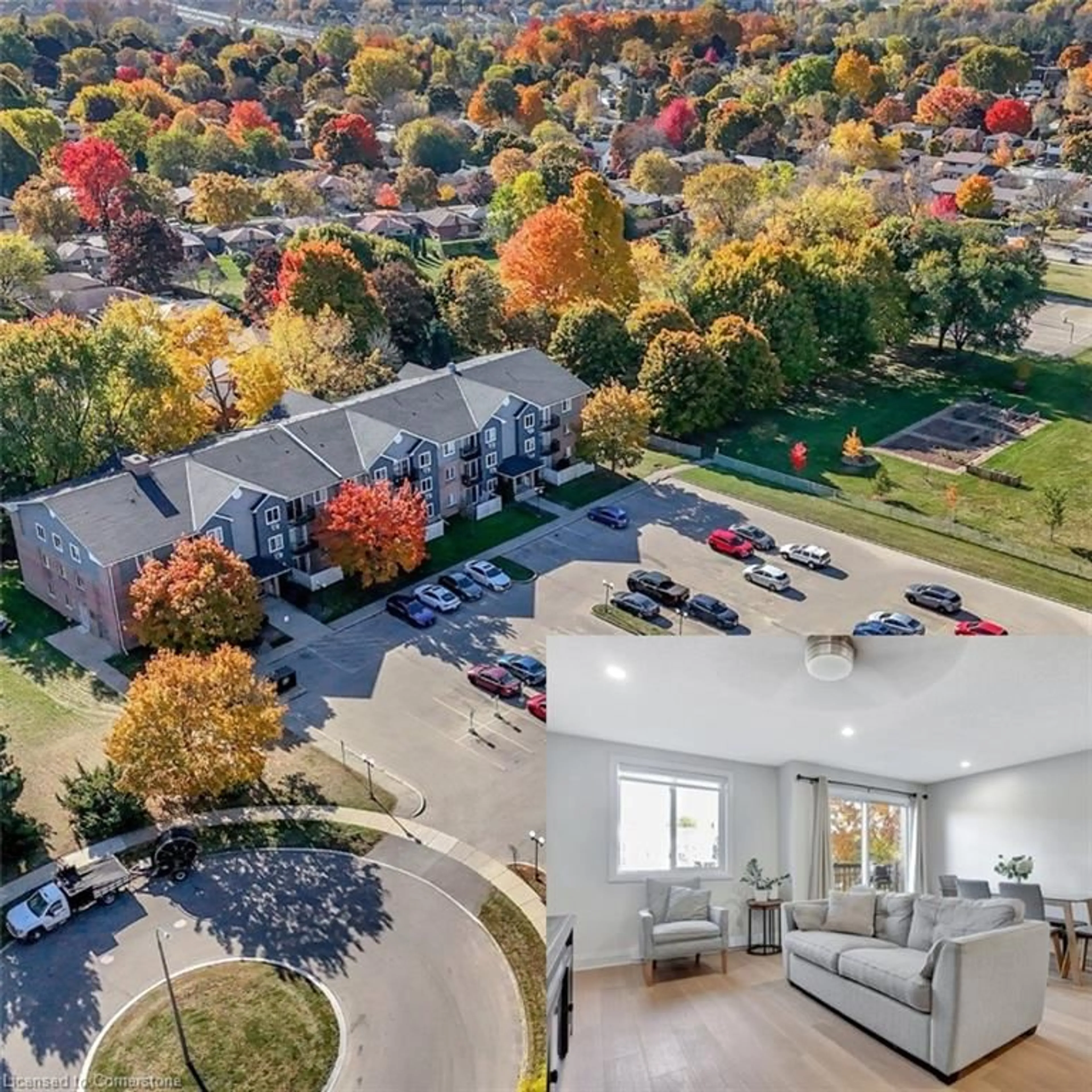 A pic from exterior of the house or condo, the street view for 271 Eiwo Crt #206, Waterloo Ontario N2K 3M6