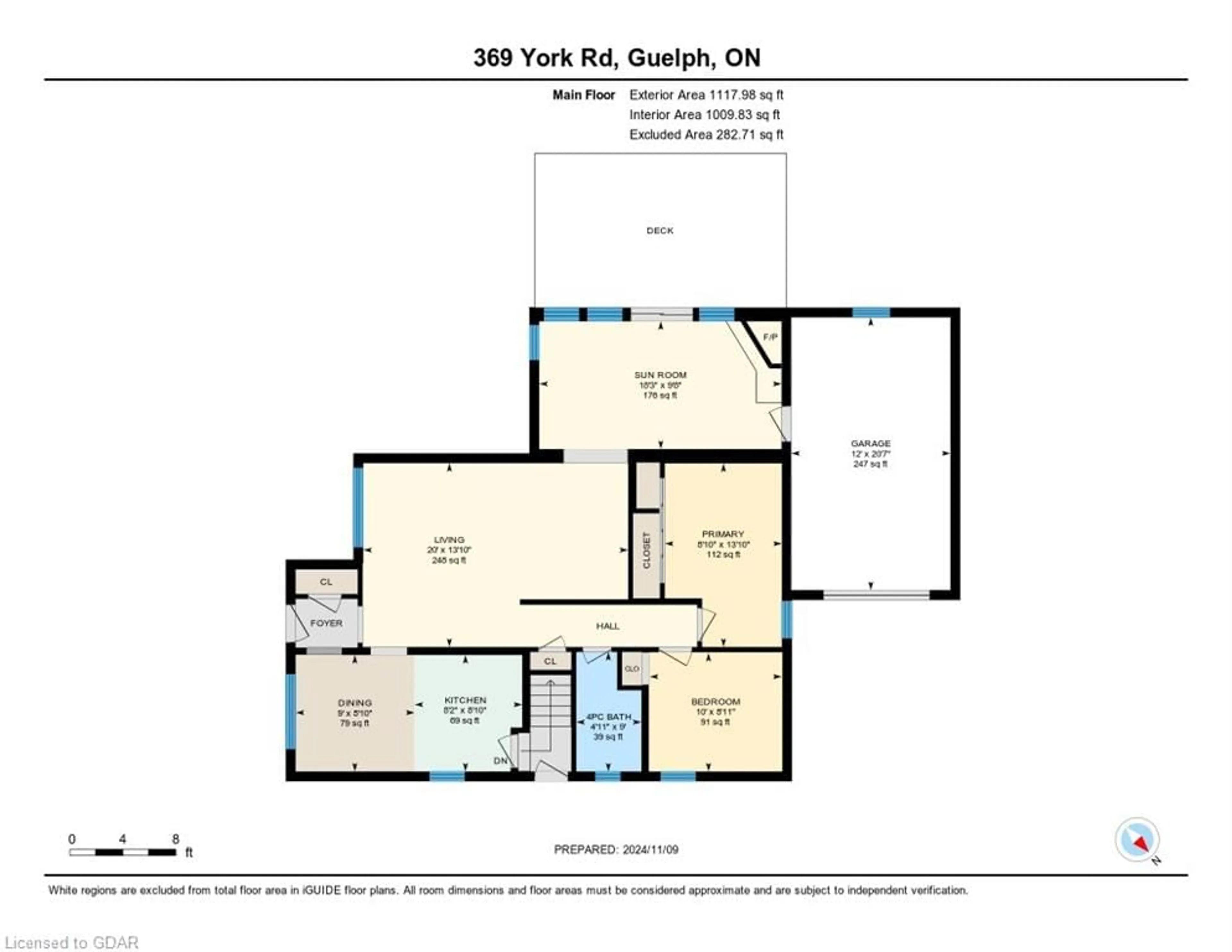 Floor plan for 369 York Rd, Guelph Ontario N1E 3H2