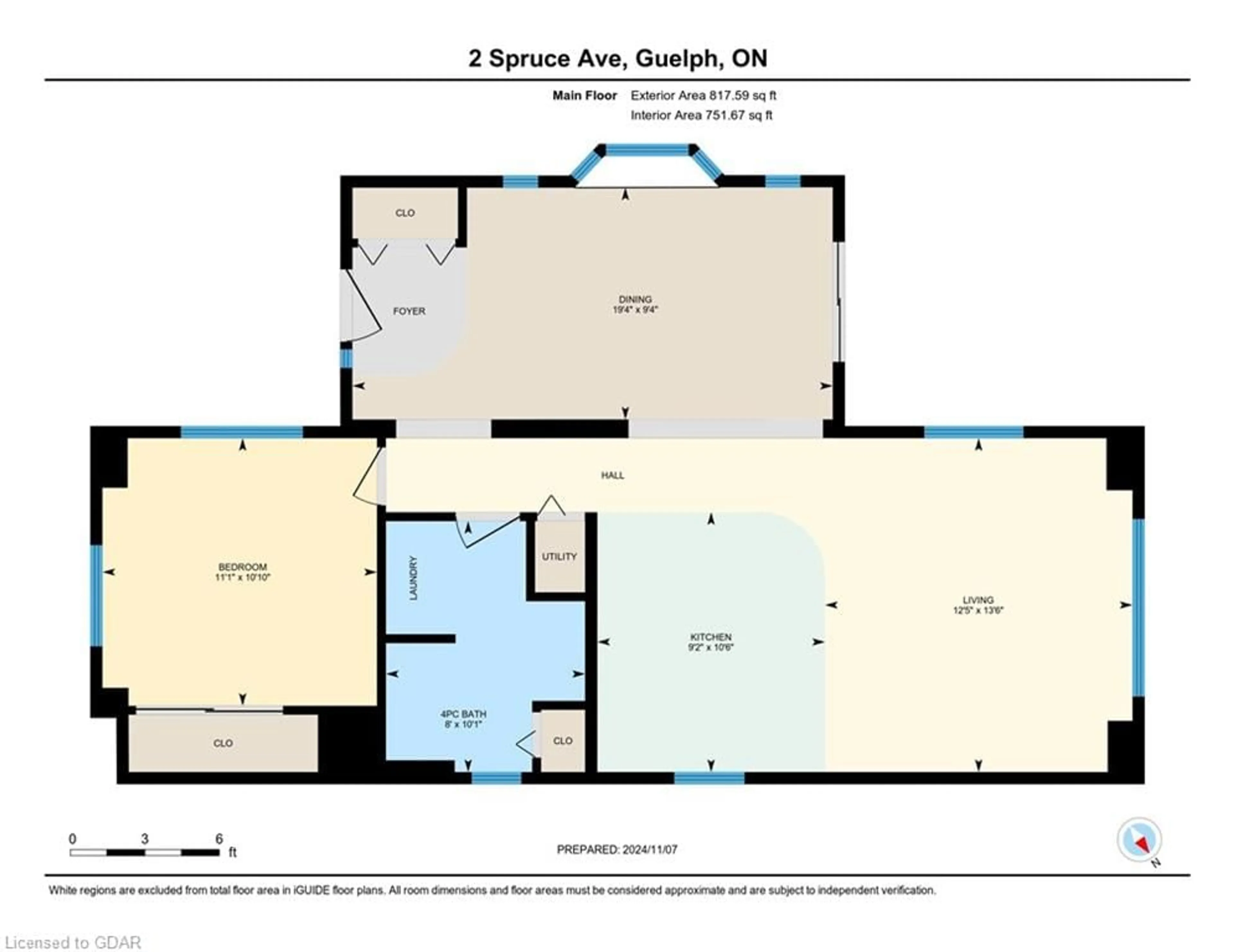 Floor plan for 2 Spruce Ave, Puslinch Ontario N1H 6H9