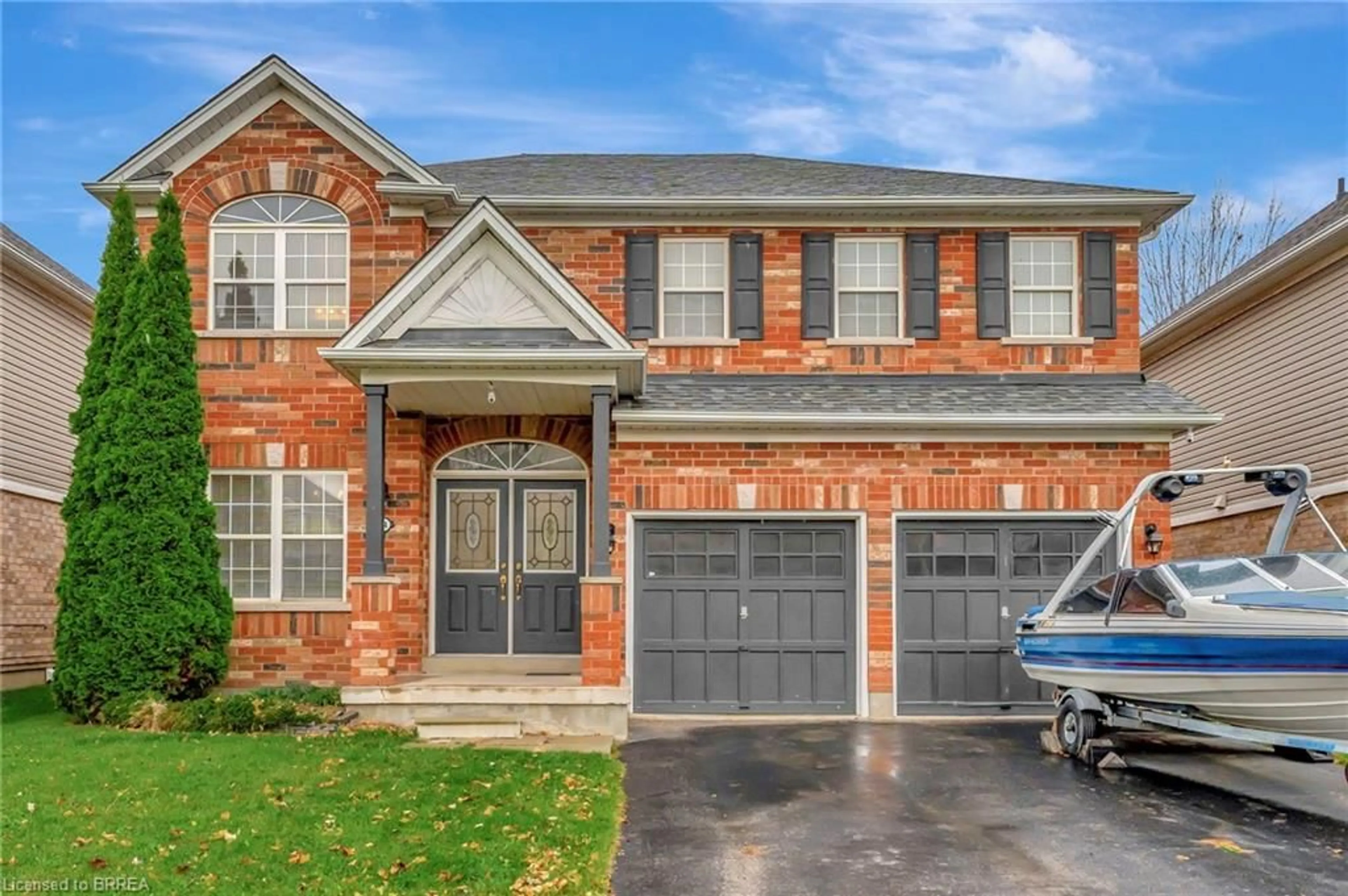 Home with brick exterior material for 144 Blackburn Dr, Brantford Ontario N3T 6S2