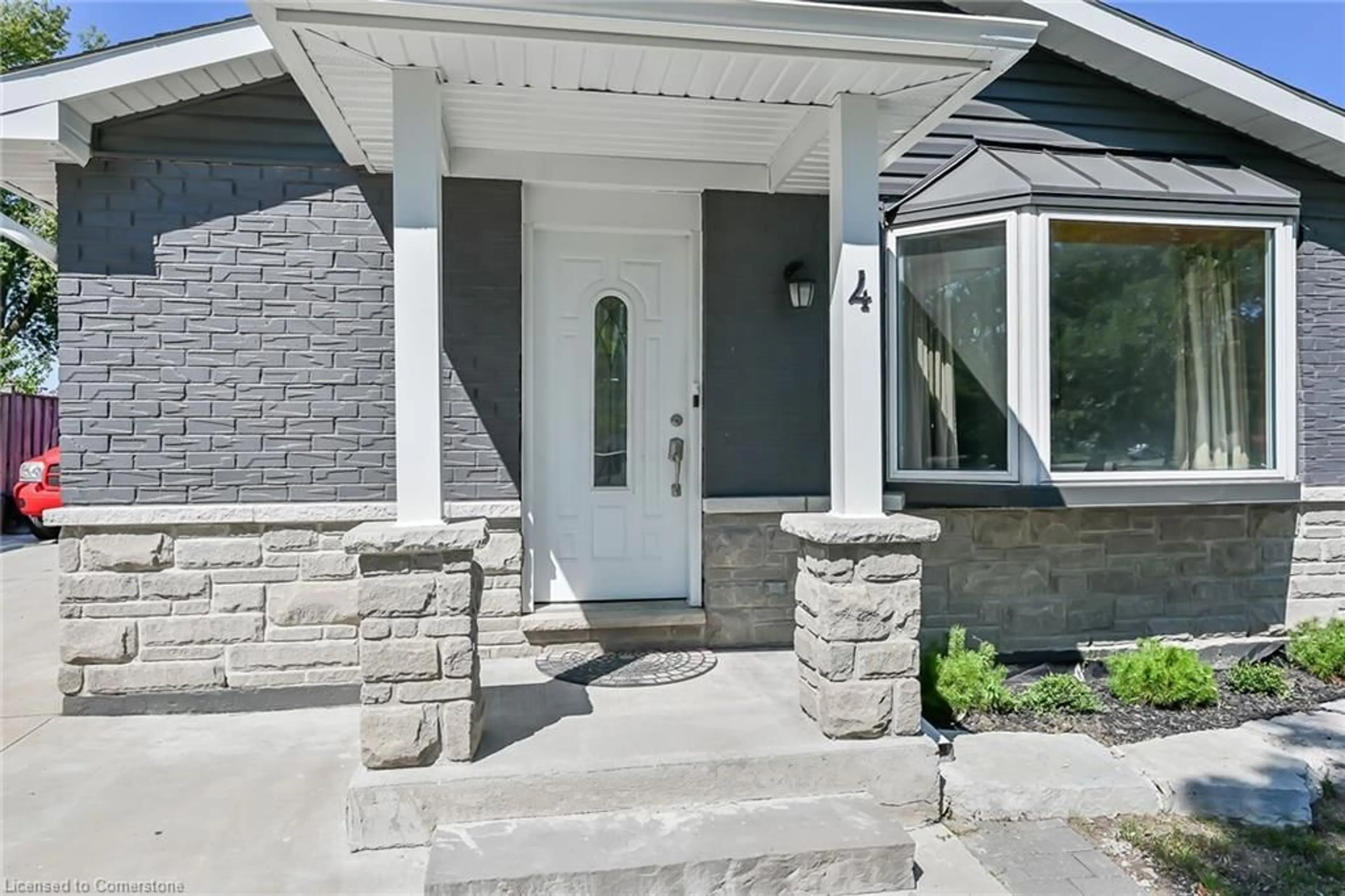 Indoor entryway, cement floor for 4 Markham Cres, Hamilton Ontario L8J 1P1