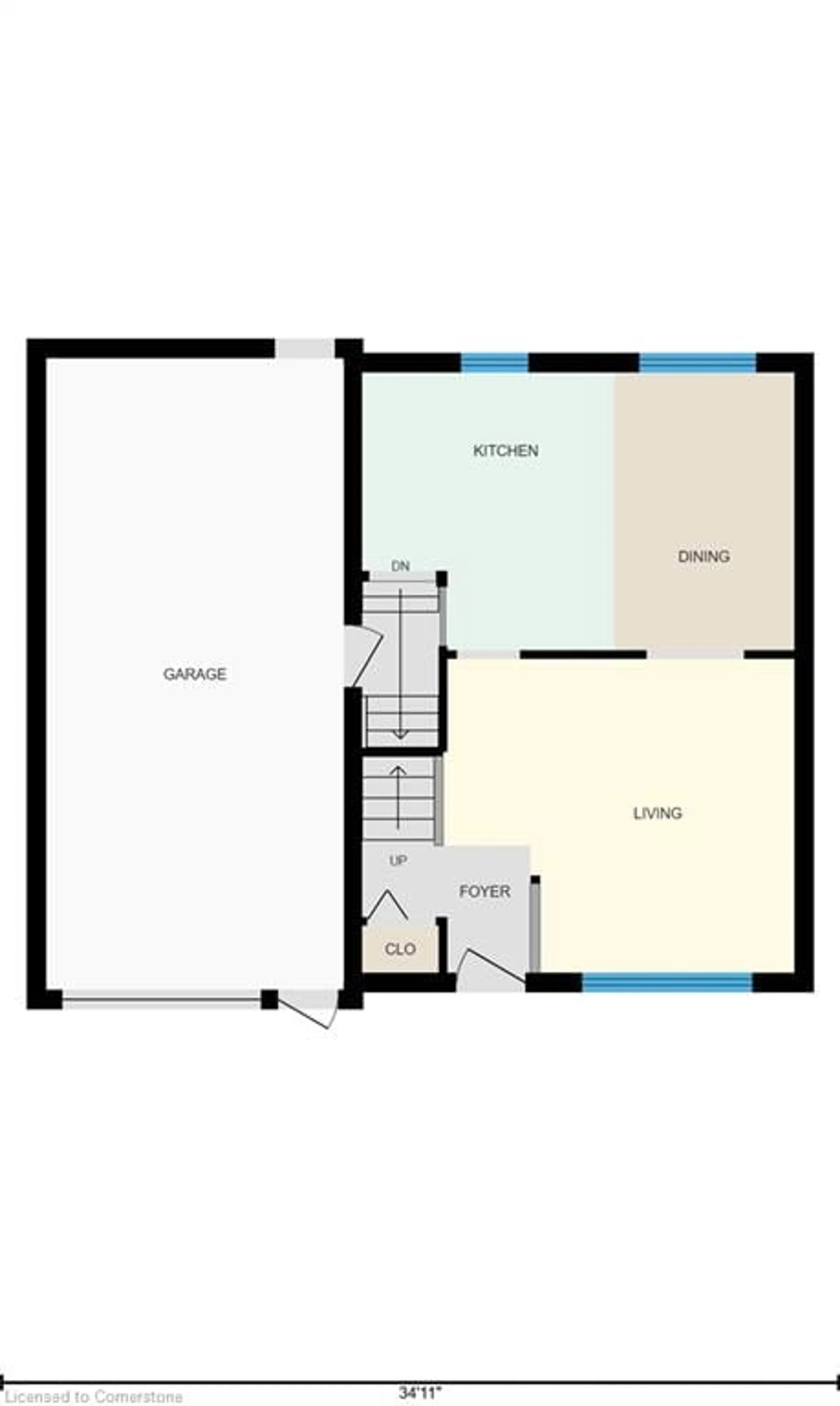 Floor plan for 175 Cedarbrae Ave, Waterloo Ontario N2L 4S1