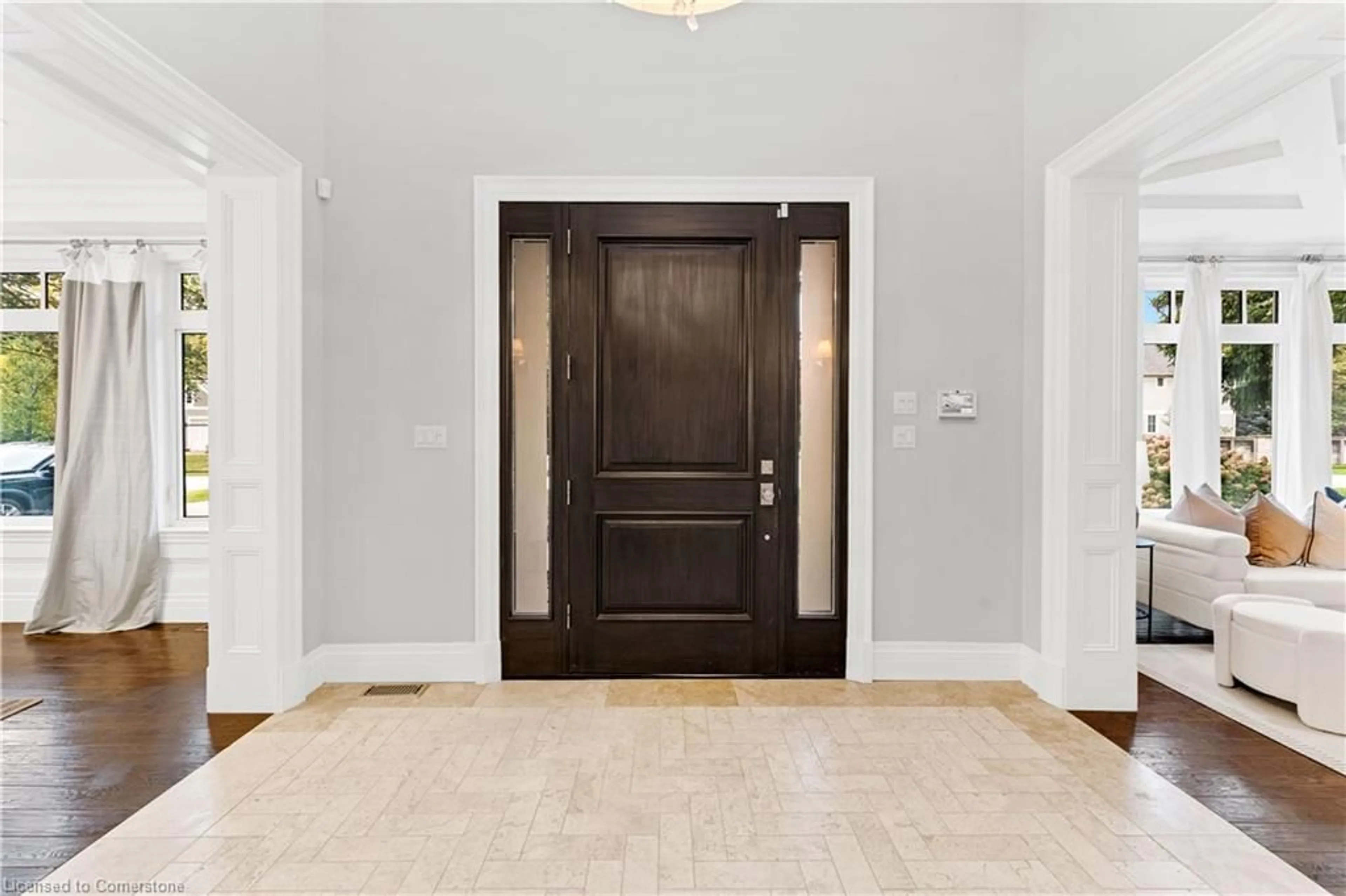 Indoor entryway, wood floors for 397 Bentley Rd, Halton Ontario L6J 4T7