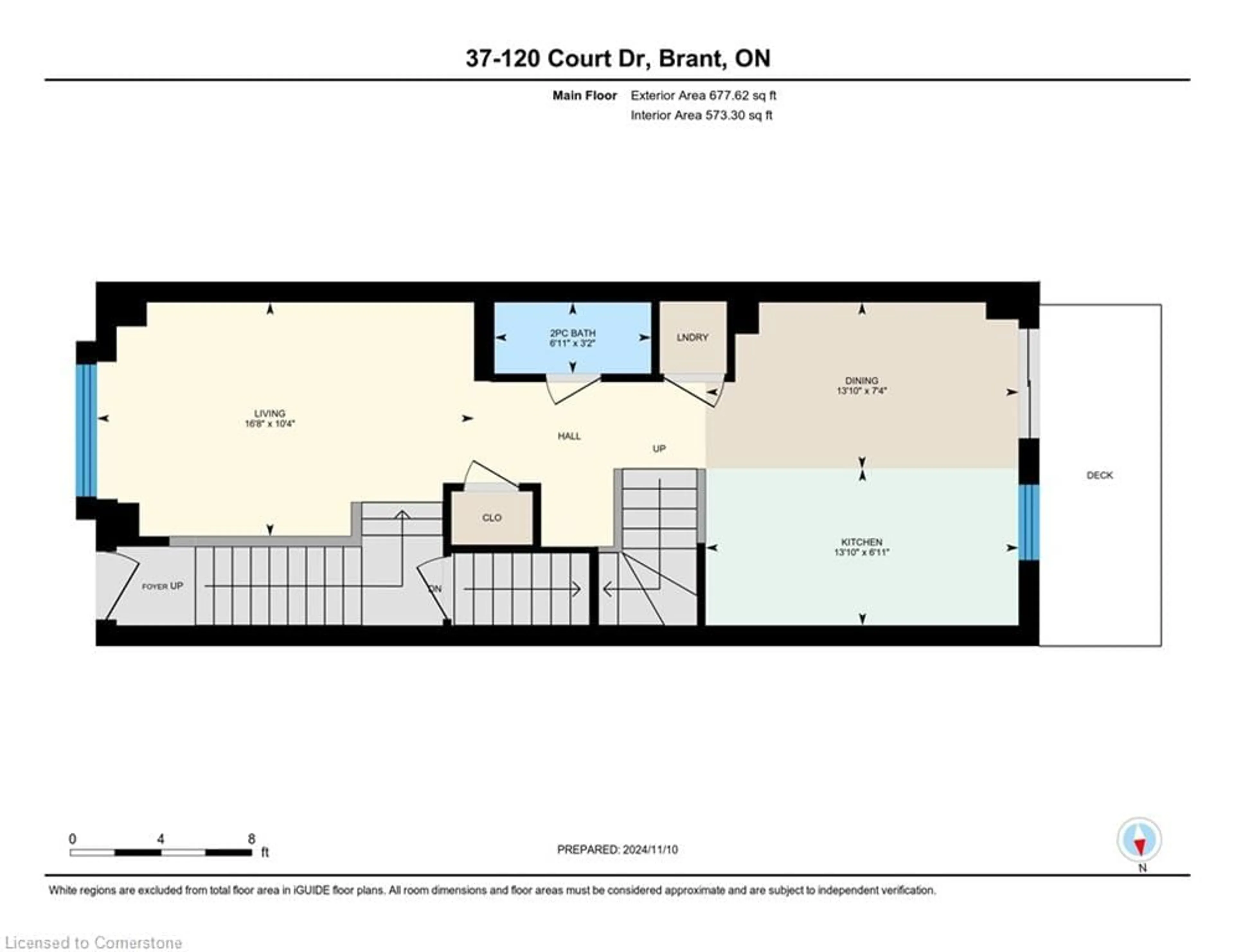 Floor plan for 120 Court Dr #37, Paris Ontario N3L 0N2