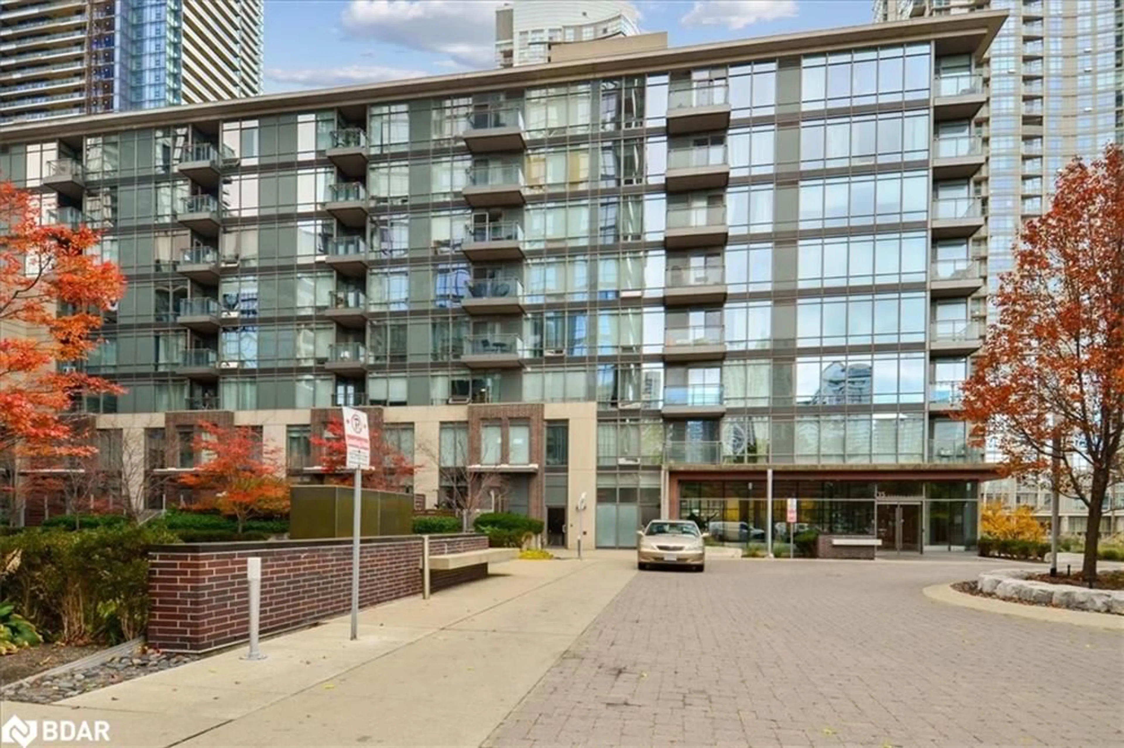 A pic from exterior of the house or condo, the front or back of building for 15 Brunel Crt #201, Toronto Ontario M5V 3Y4