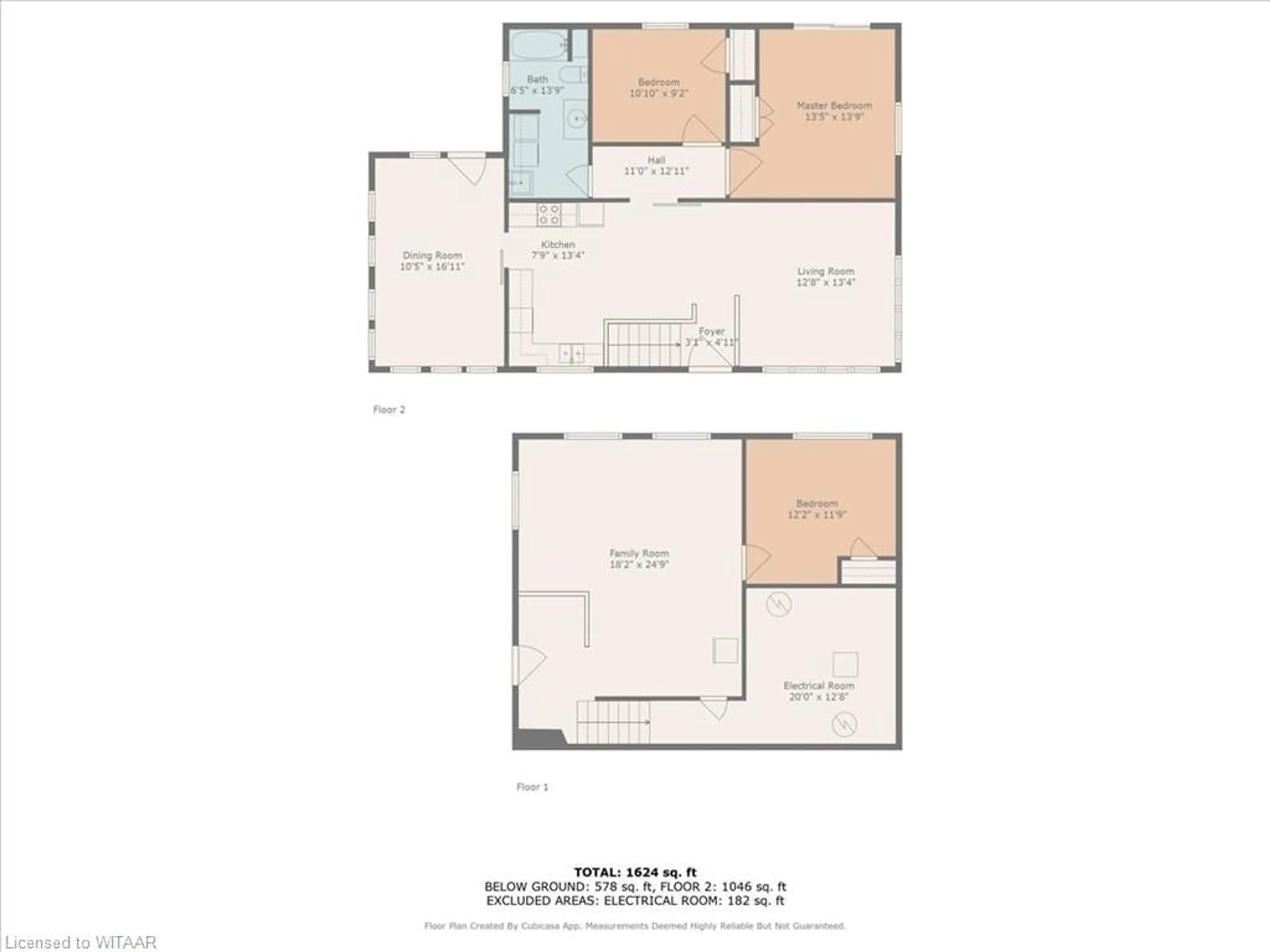 Floor plan for 912 Mcdowell Rd, Simcoe Ontario N3Y 4J9