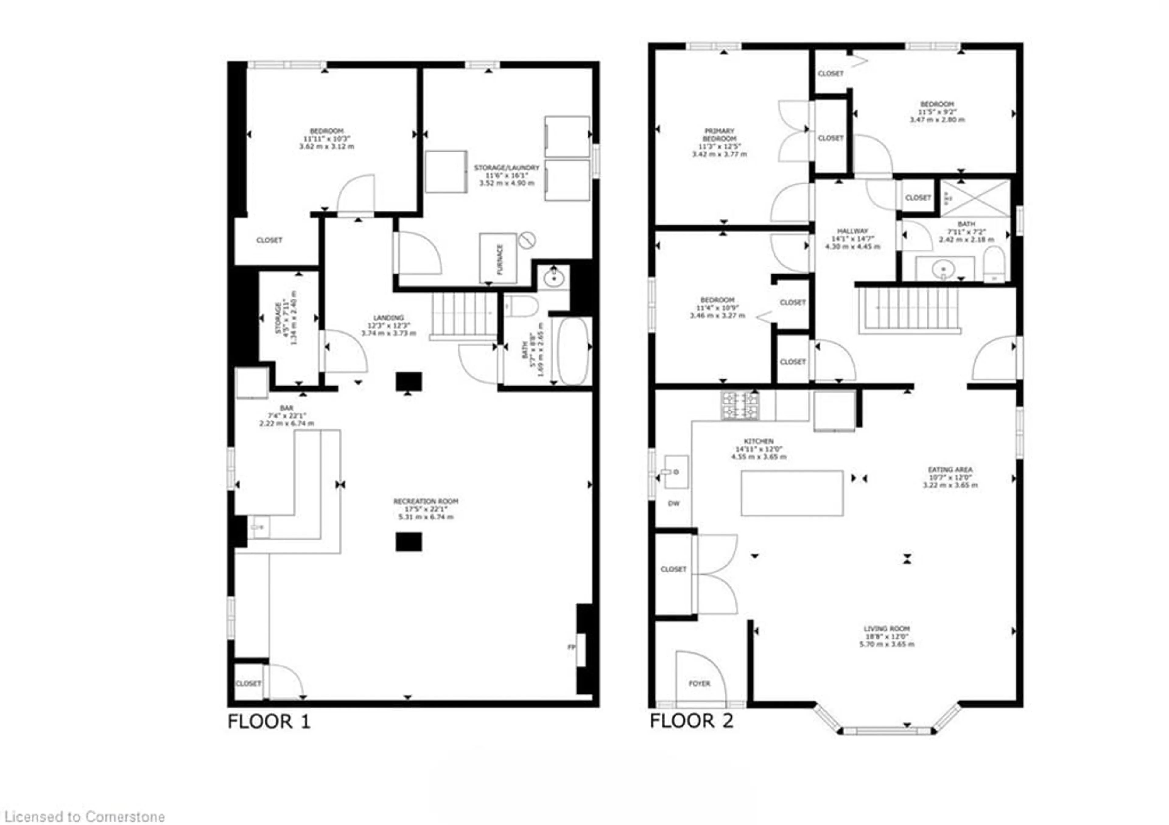 Floor plan for 67 Moore Park Cres, Georgetown Ontario L7G 2T5