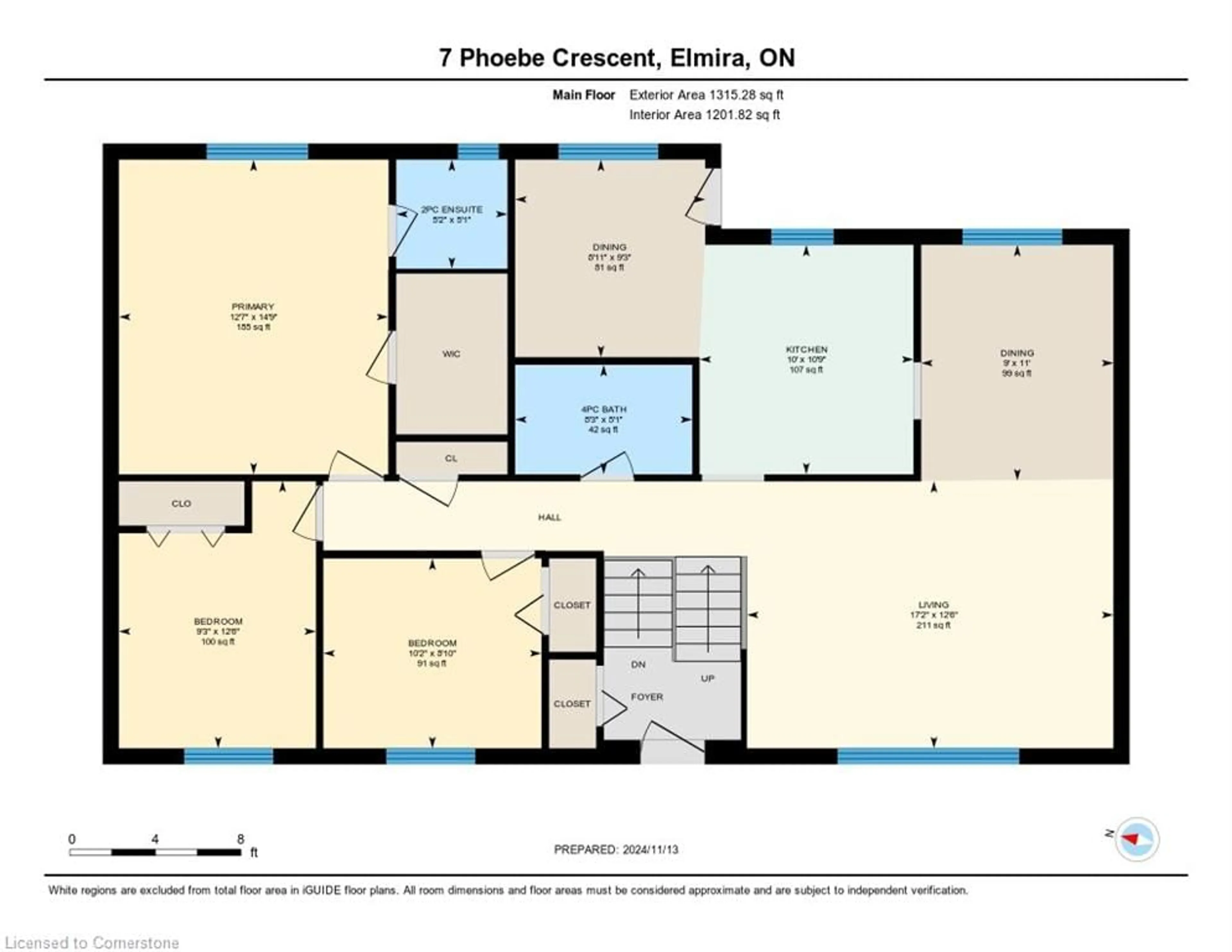 Floor plan for 7 Phoebe Cres, Elmira Ontario N3B 3B9