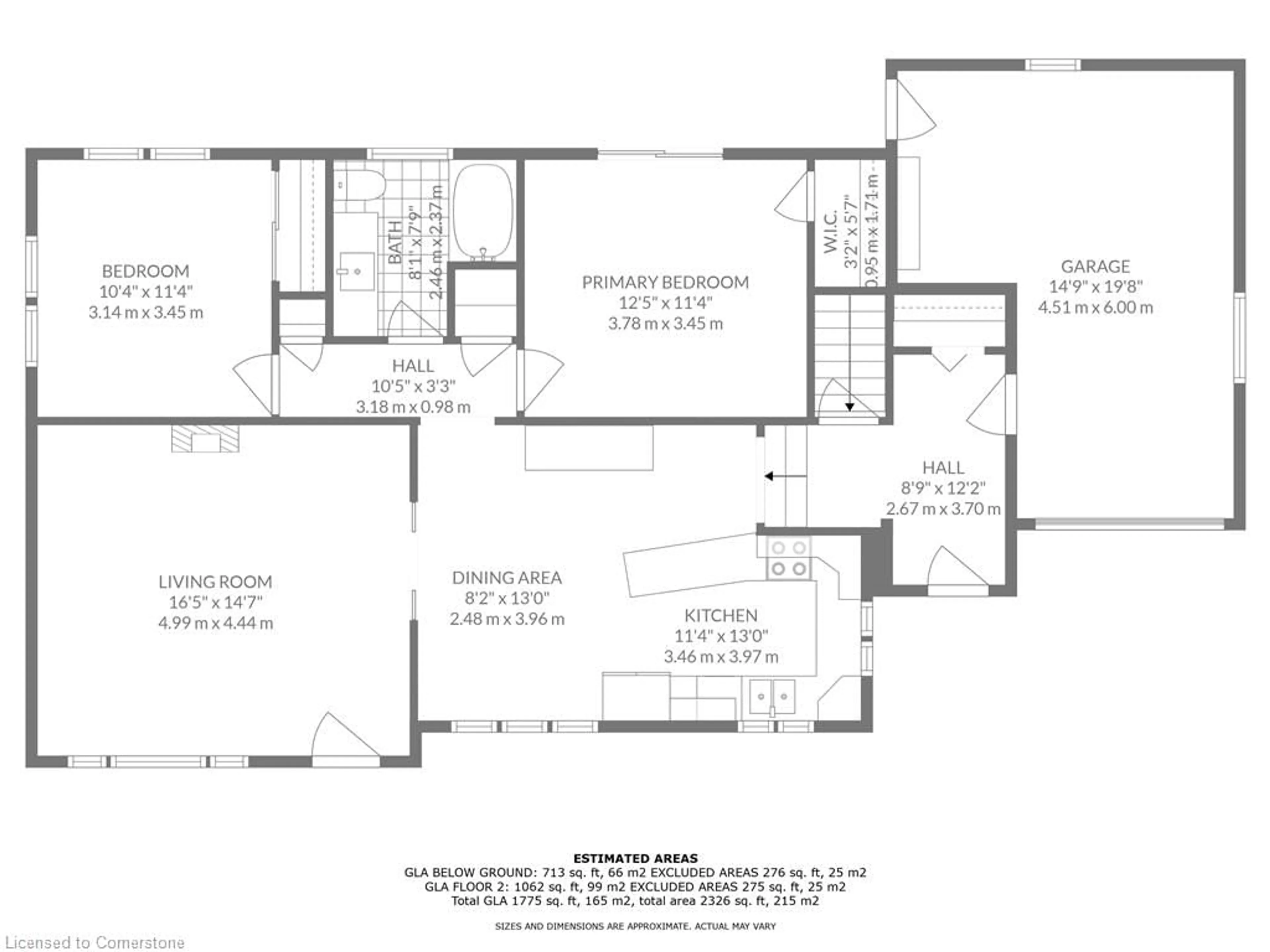 Floor plan for 165 Dalton Rd, Delhi Ontario N4B 1B4