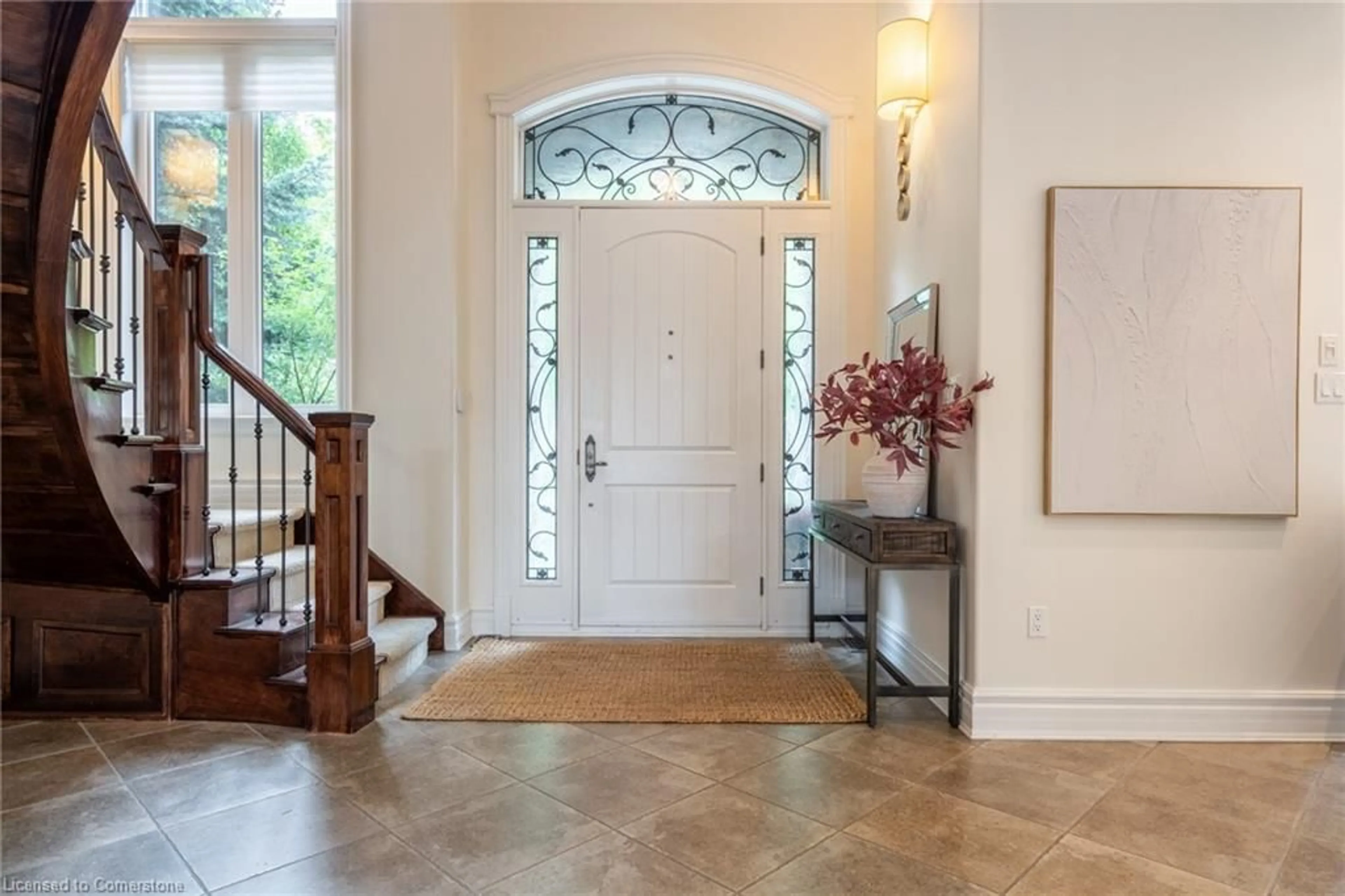 Indoor entryway, wood floors for 115 Rosemary Lane, Ancaster Ontario L9G 2K4