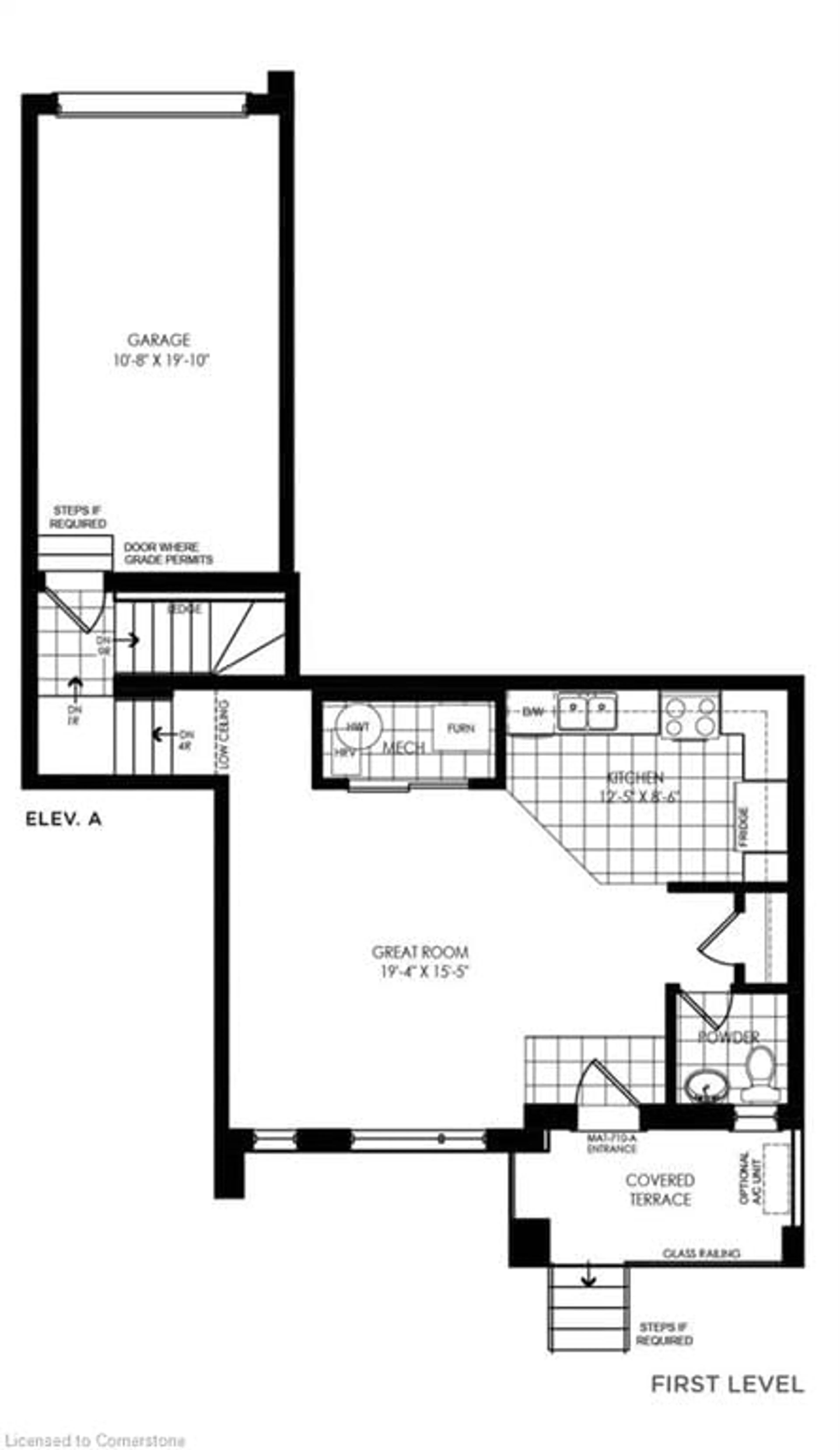 Floor plan for 35 Fieldridge Cres #37, Brampton Ontario L6R 0A7