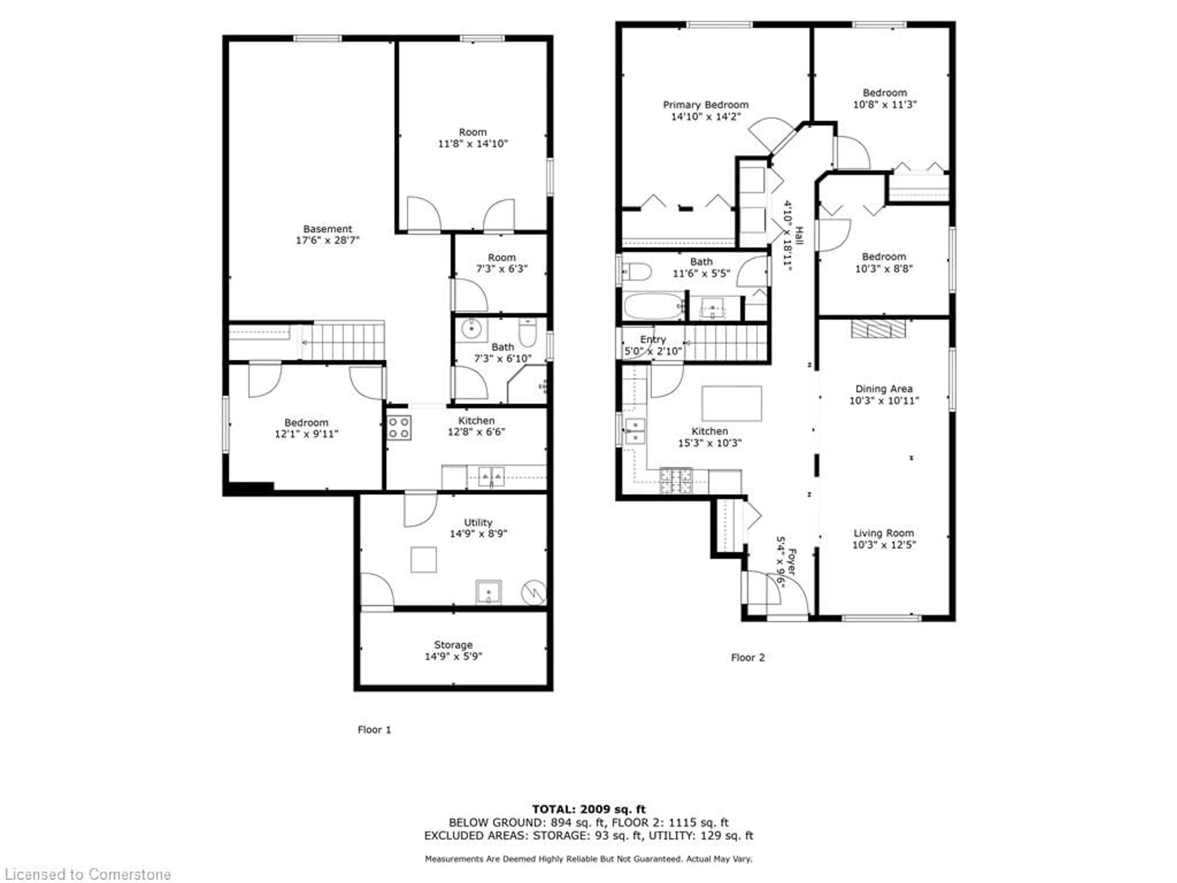 Floor plan for 134 Deerpath Dr, Guelph Ontario N1K 1W9