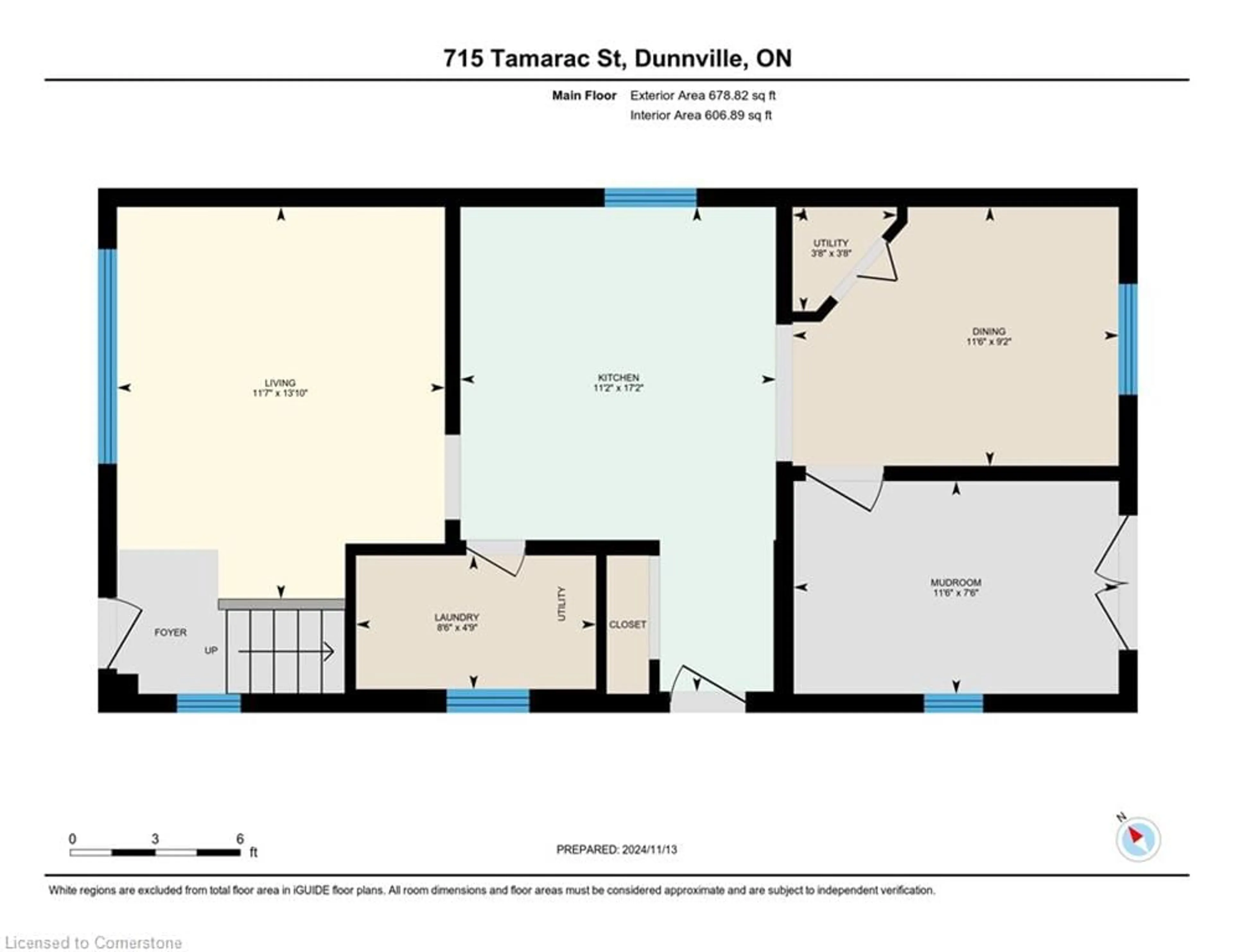 Floor plan for 715 Tamarac St, Dunnville Ontario N1A 2E3