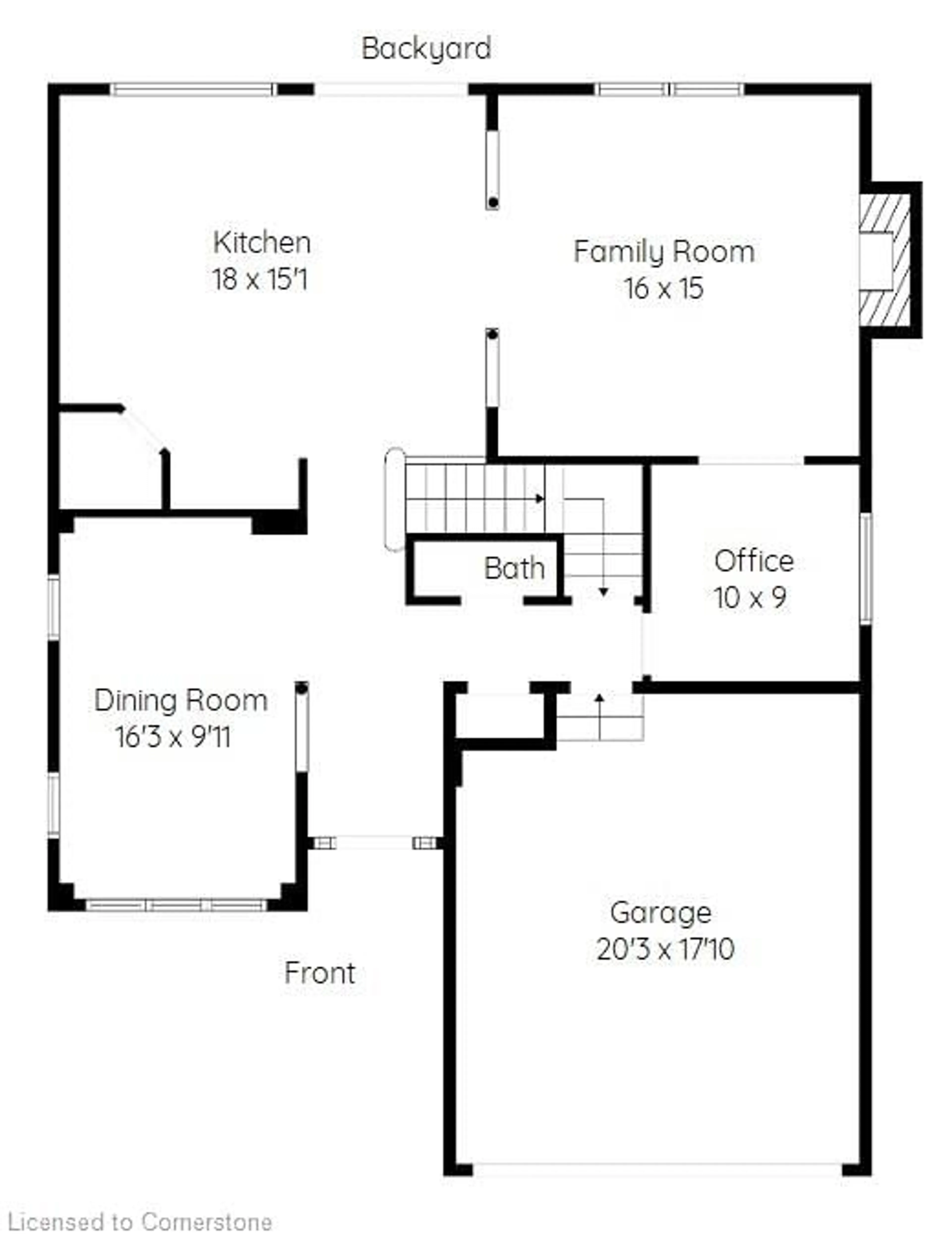 Floor plan for 3 Downing St, Binbrook Ontario L0R 1C0