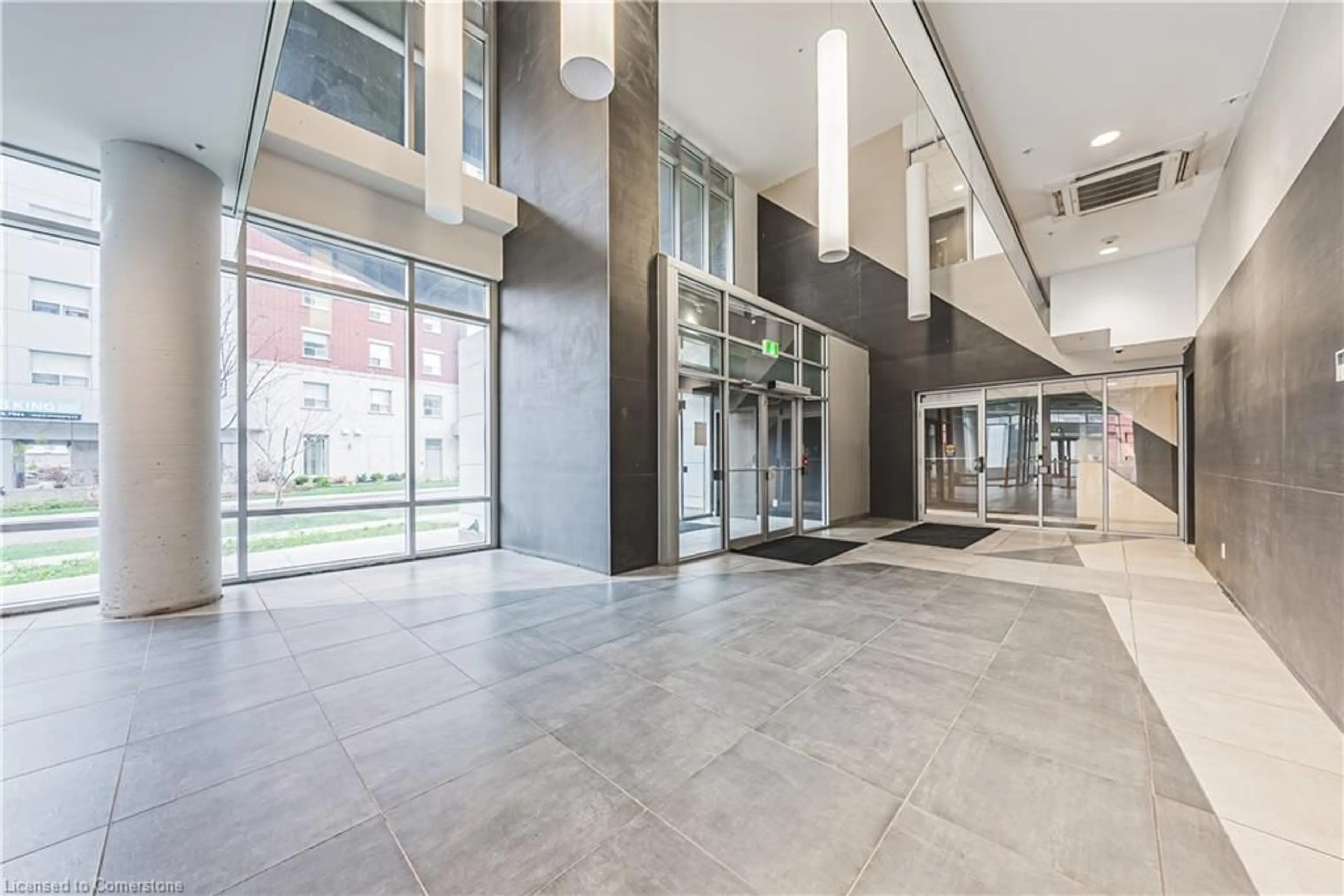 Indoor lobby, cement floor for 158 King St #1108, Waterloo Ontario N2J 0E5