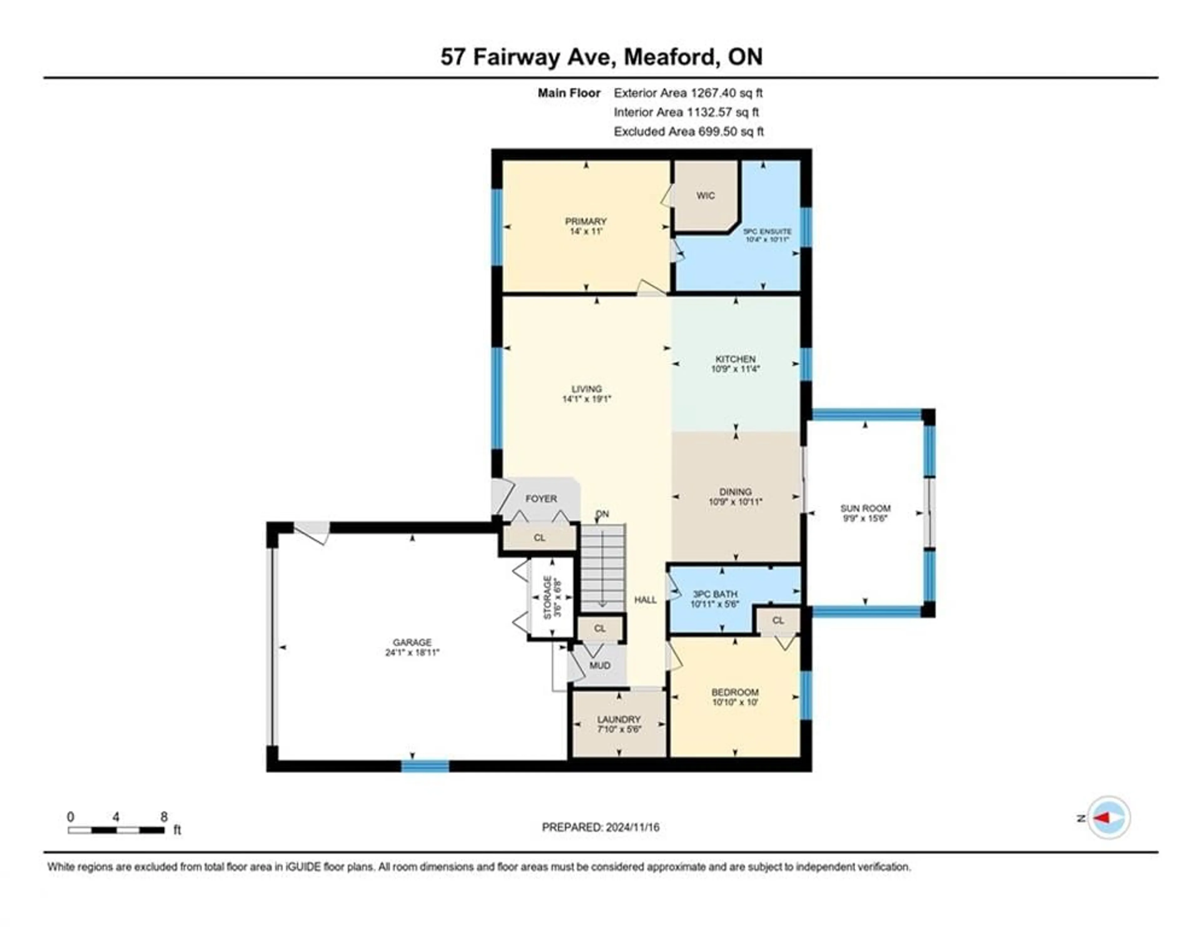 Floor plan for 57 Fairway Ave, Meaford Ontario N4L 1X8