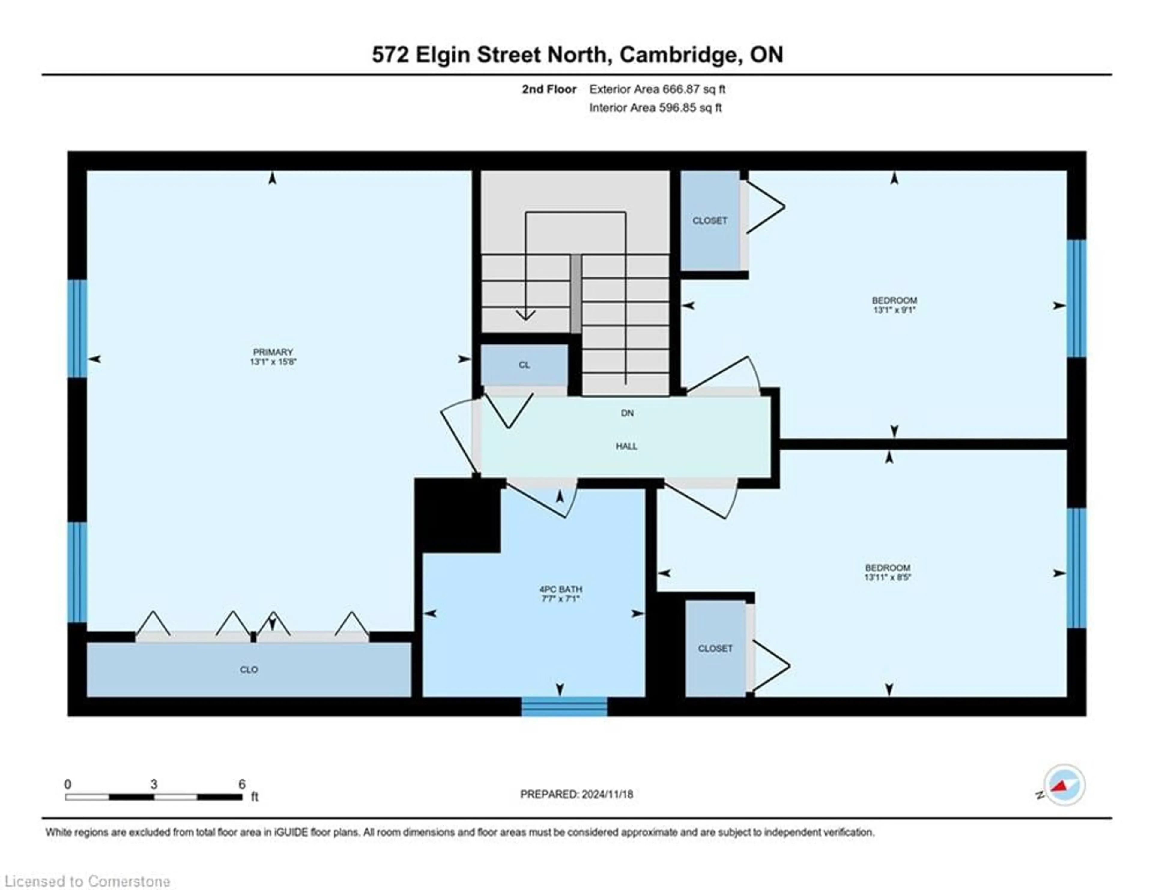 Floor plan for 572 Elgin St, Cambridge Ontario N1R 6A1