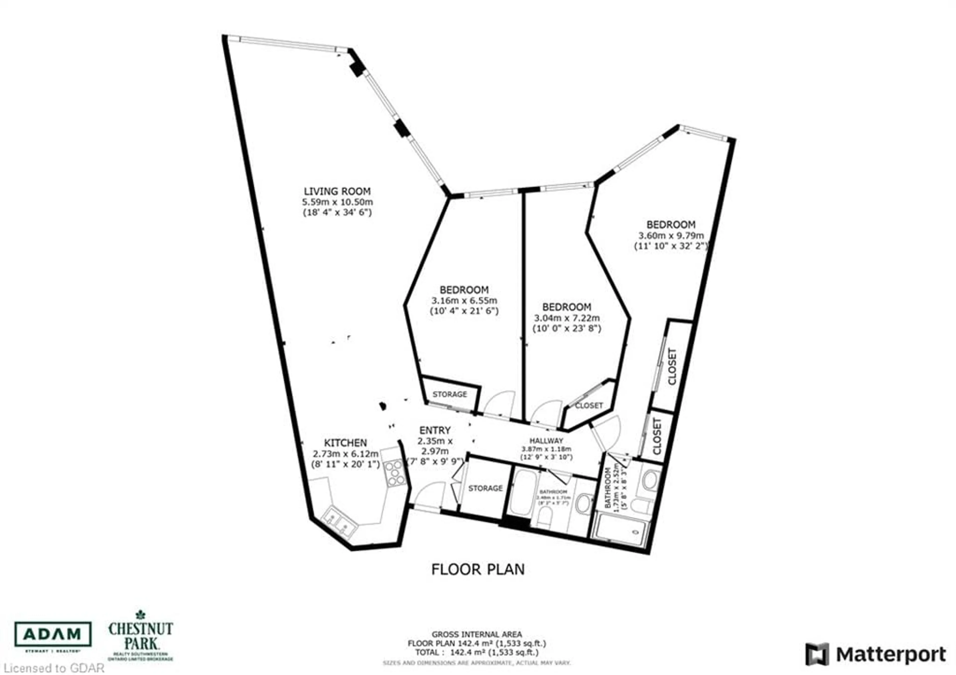 Floor plan for 24 Marilyn Dr #404, Guelph Ontario N1H 8E9