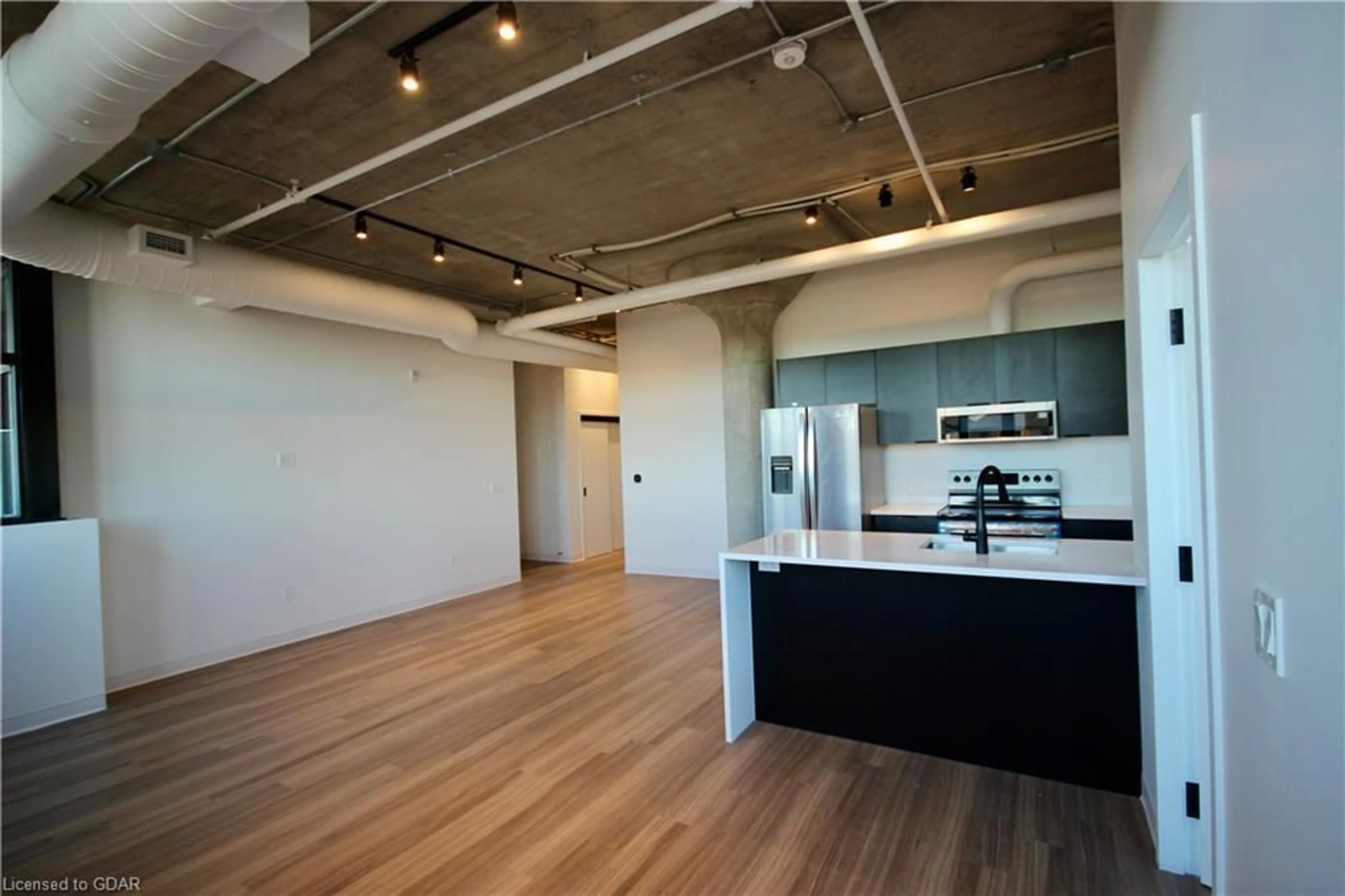 Open concept kitchen for 120 Huron St #320, Guelph Ontario N1E 0T8