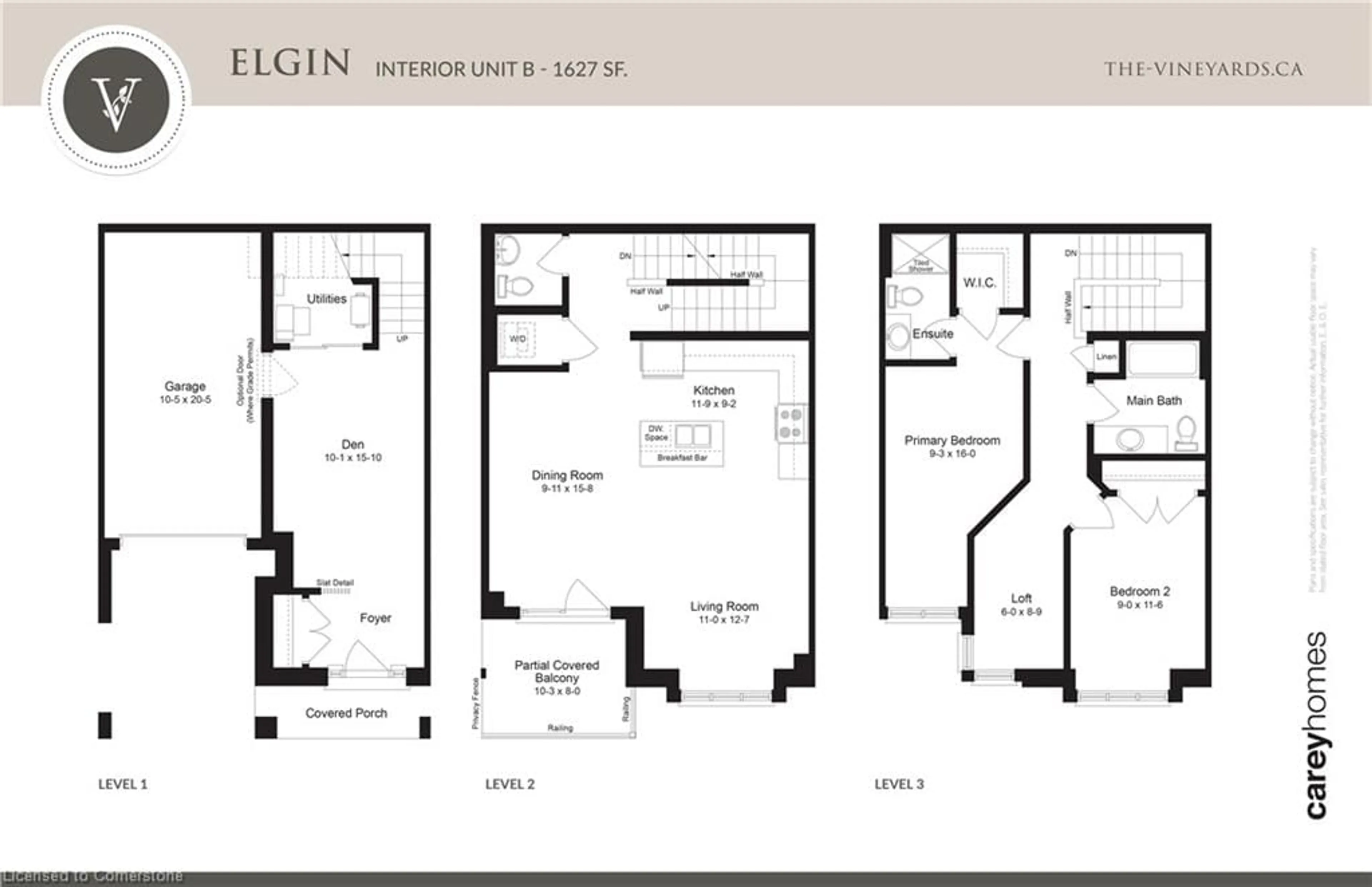 Floor plan for 143 Elgin St #LOT 90, Cambridge Ontario N1R 0E1