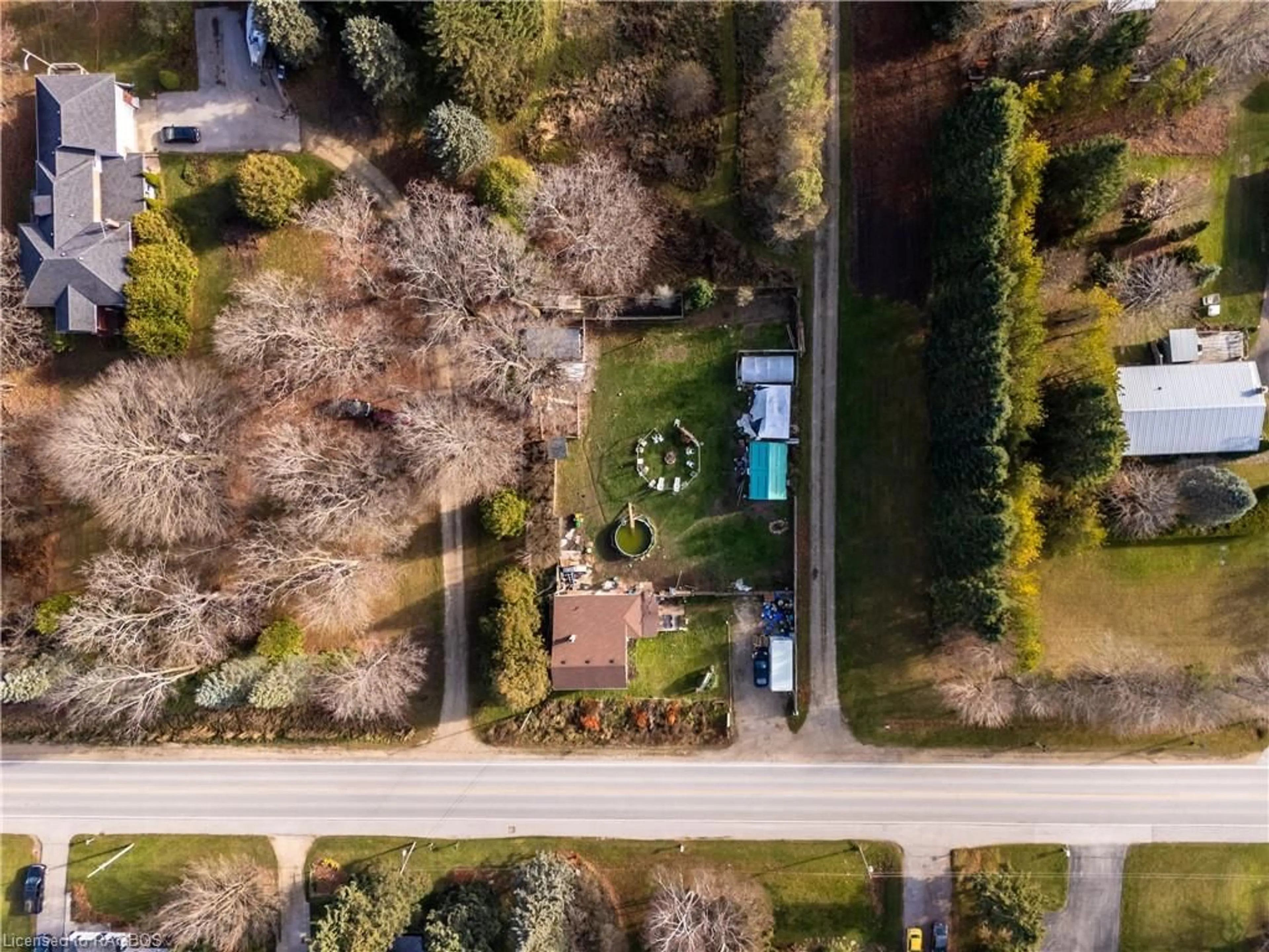 Frontside or backside of a home, the street view for 500218 Grey Road 12, Markdale Ontario N0C 1E0