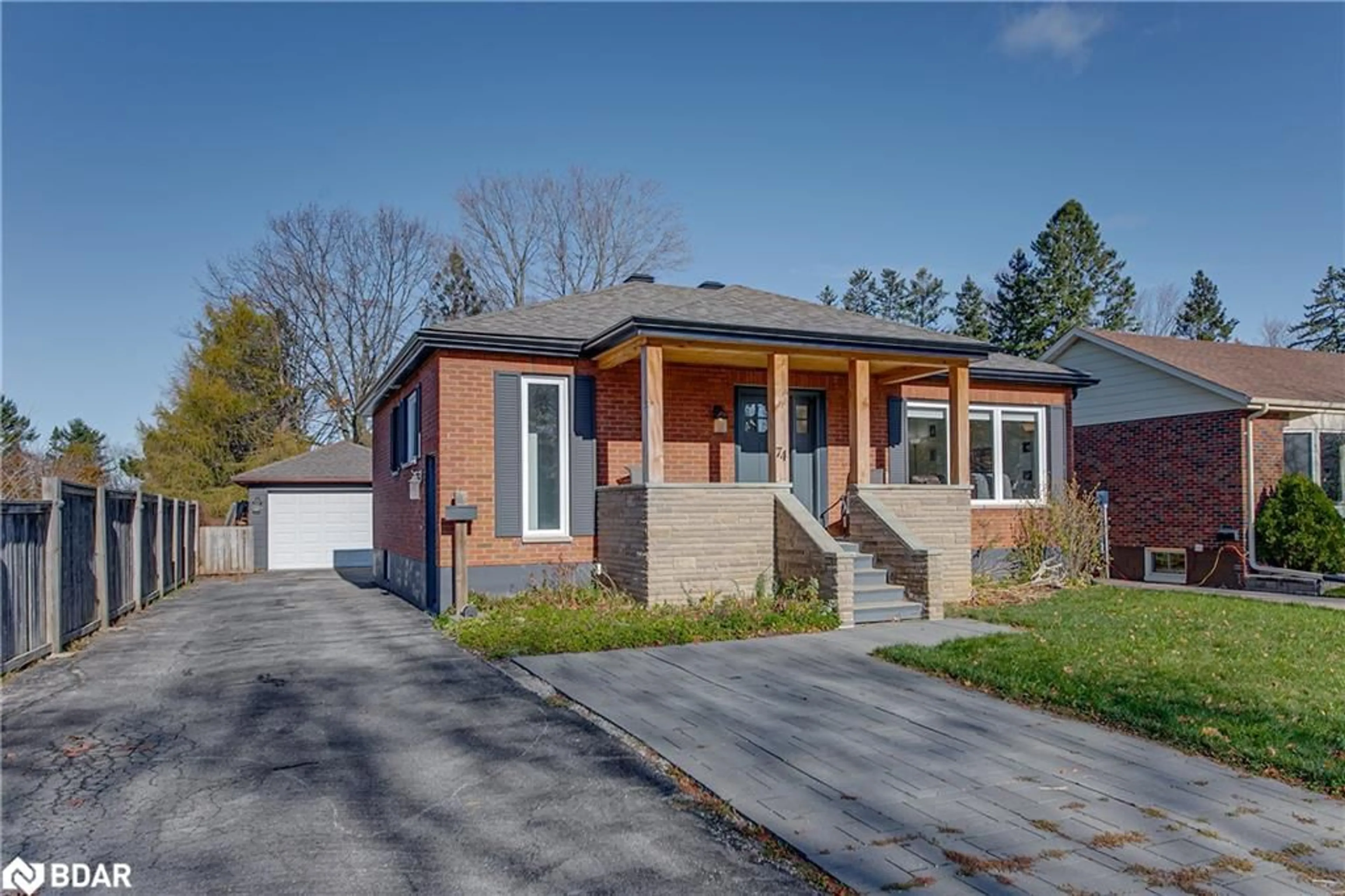 Home with brick exterior material for 74 Strabane Ave, Barrie Ontario L4M 2A2