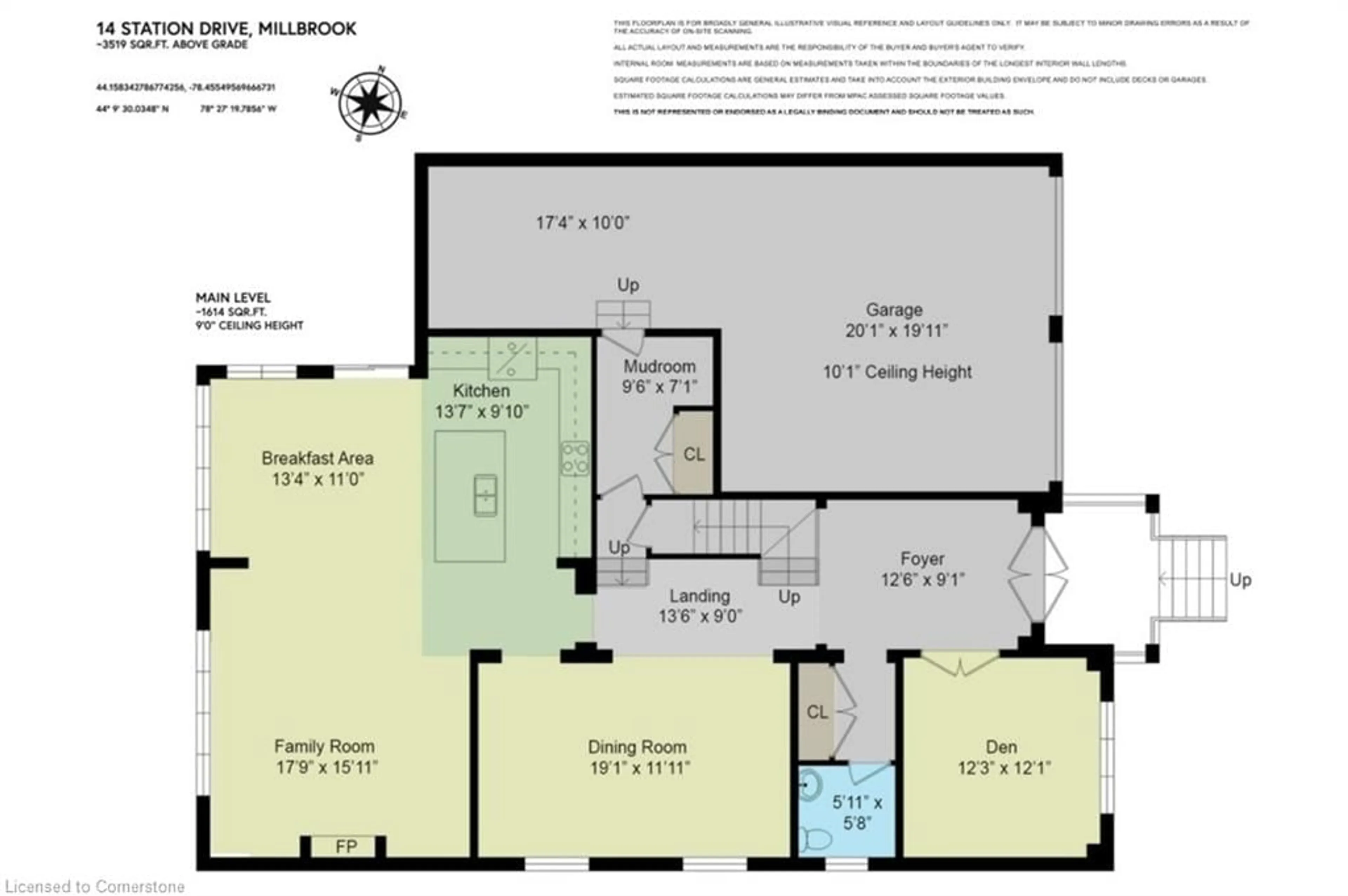 Floor plan for 14 Station Dr, Millbrook Village Ontario L0A 1G0