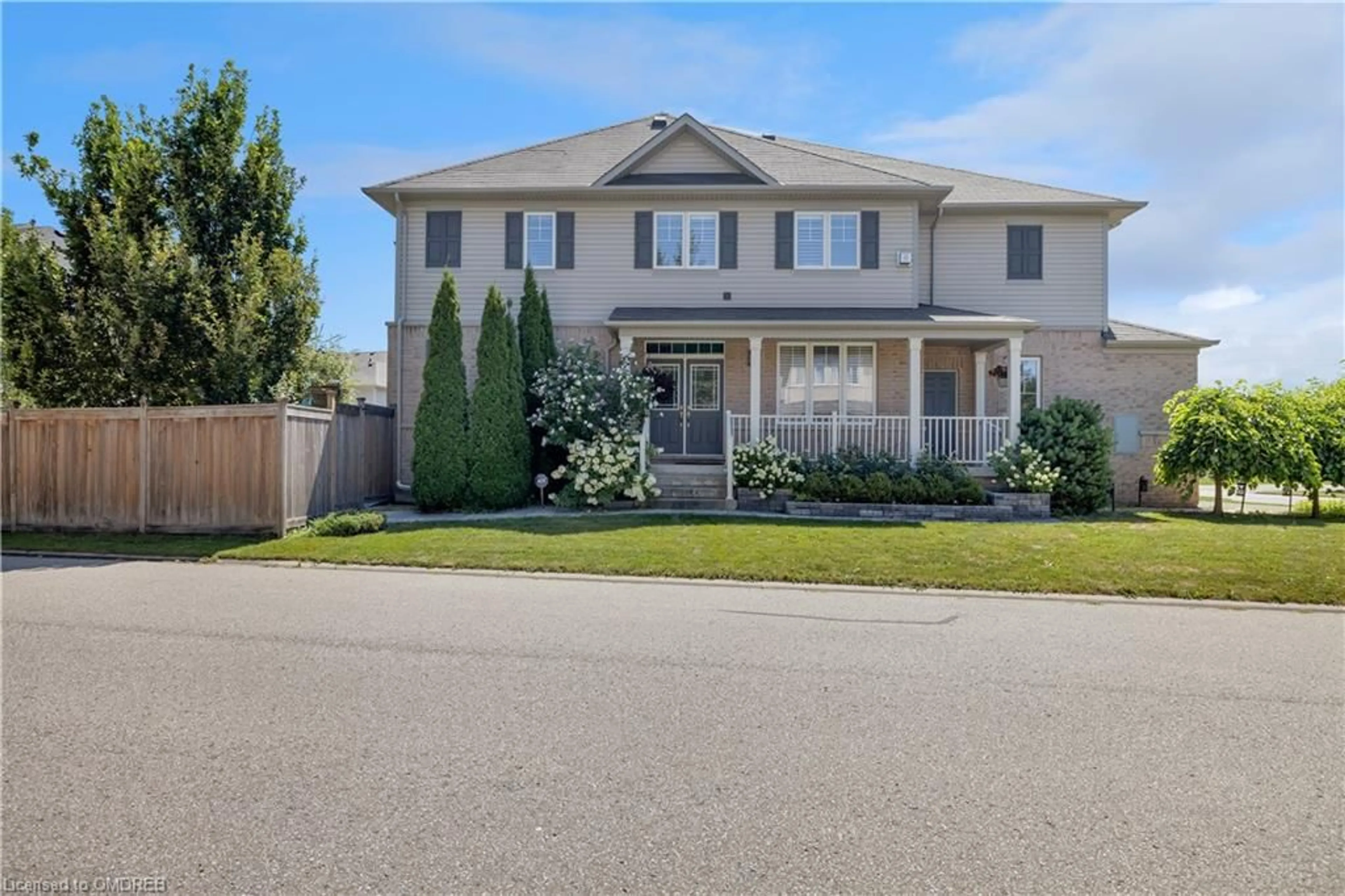 Frontside or backside of a home, the street view for 2037 Trawden Way, Oakville Ontario L6M 0M2