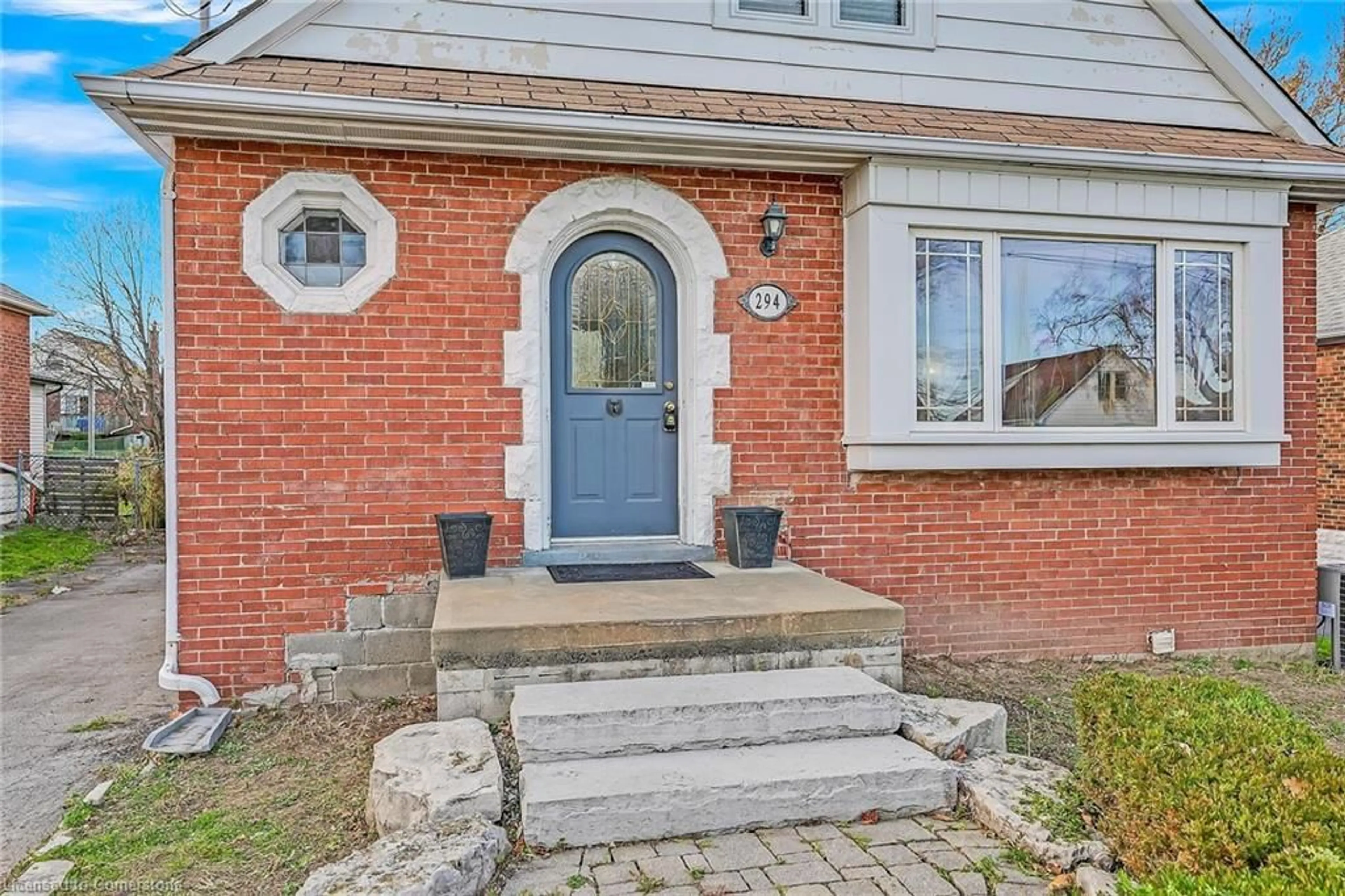 Home with brick exterior material for 294 East 18th St, Hamilton Ontario L9A 4P6