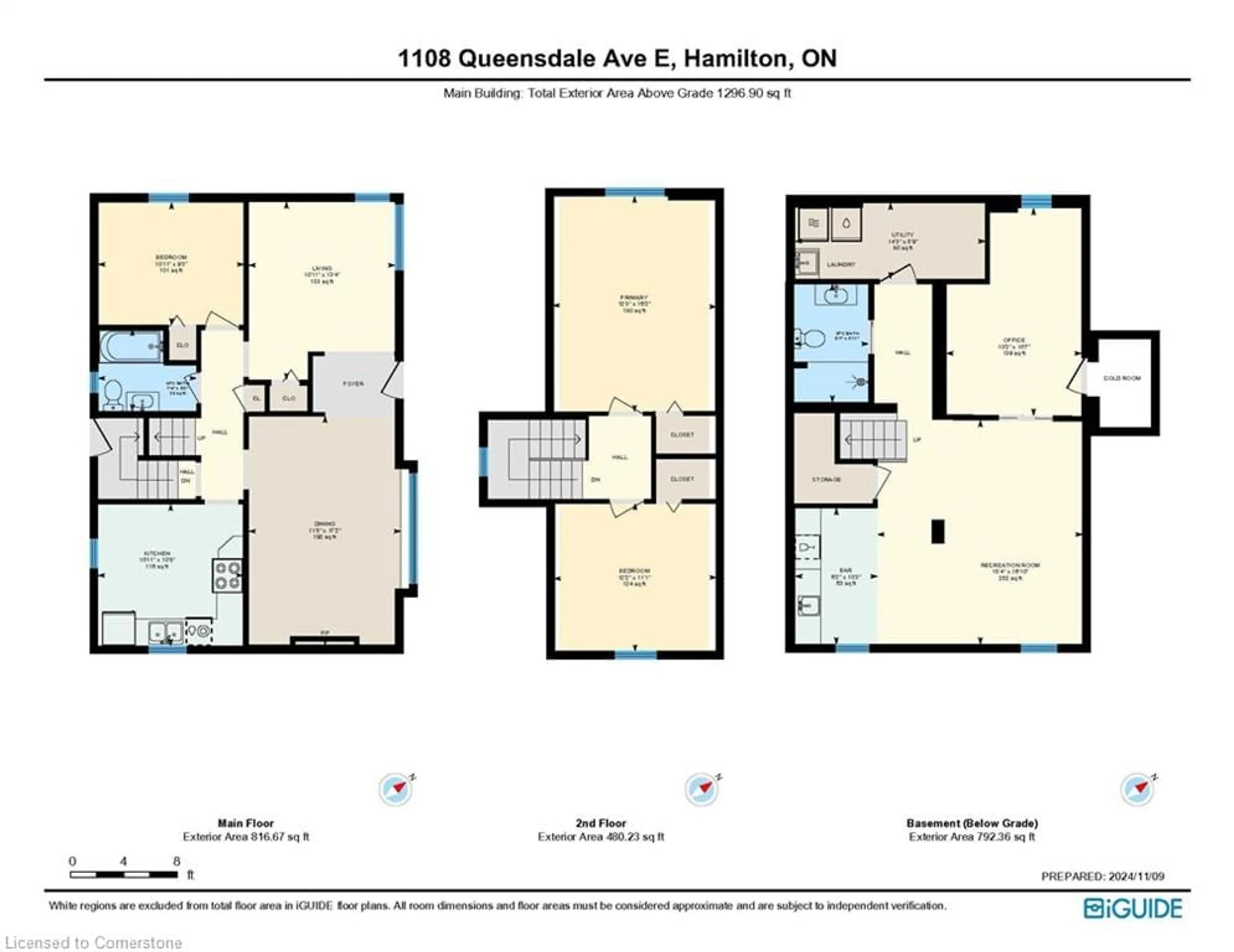 Floor plan for 1108 Queensdale Ave, Hamilton Ontario L8T 1J7