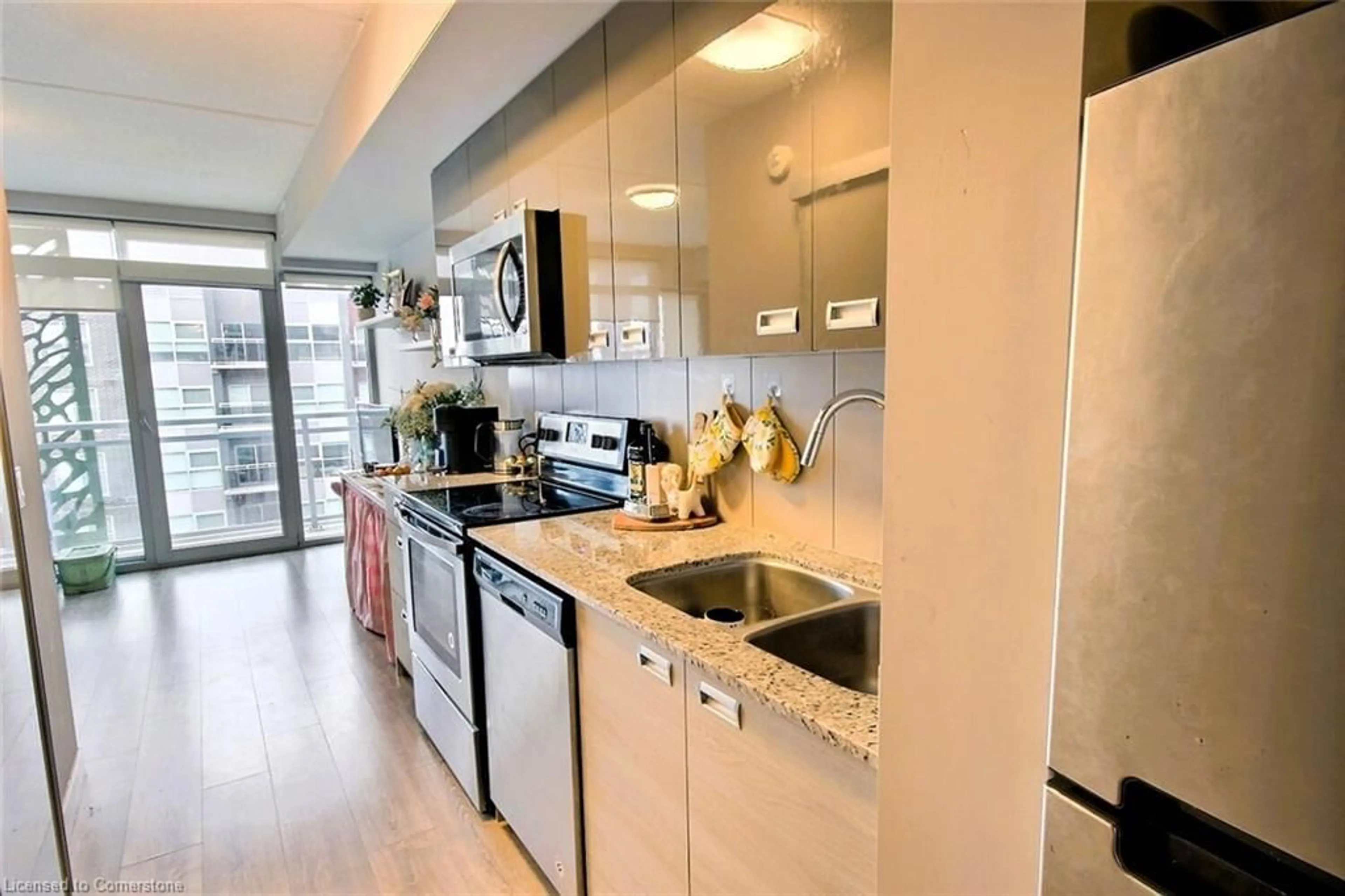 Open concept kitchen, unknown for 250 Albert St #504, Waterloo Ontario N2L 3T6