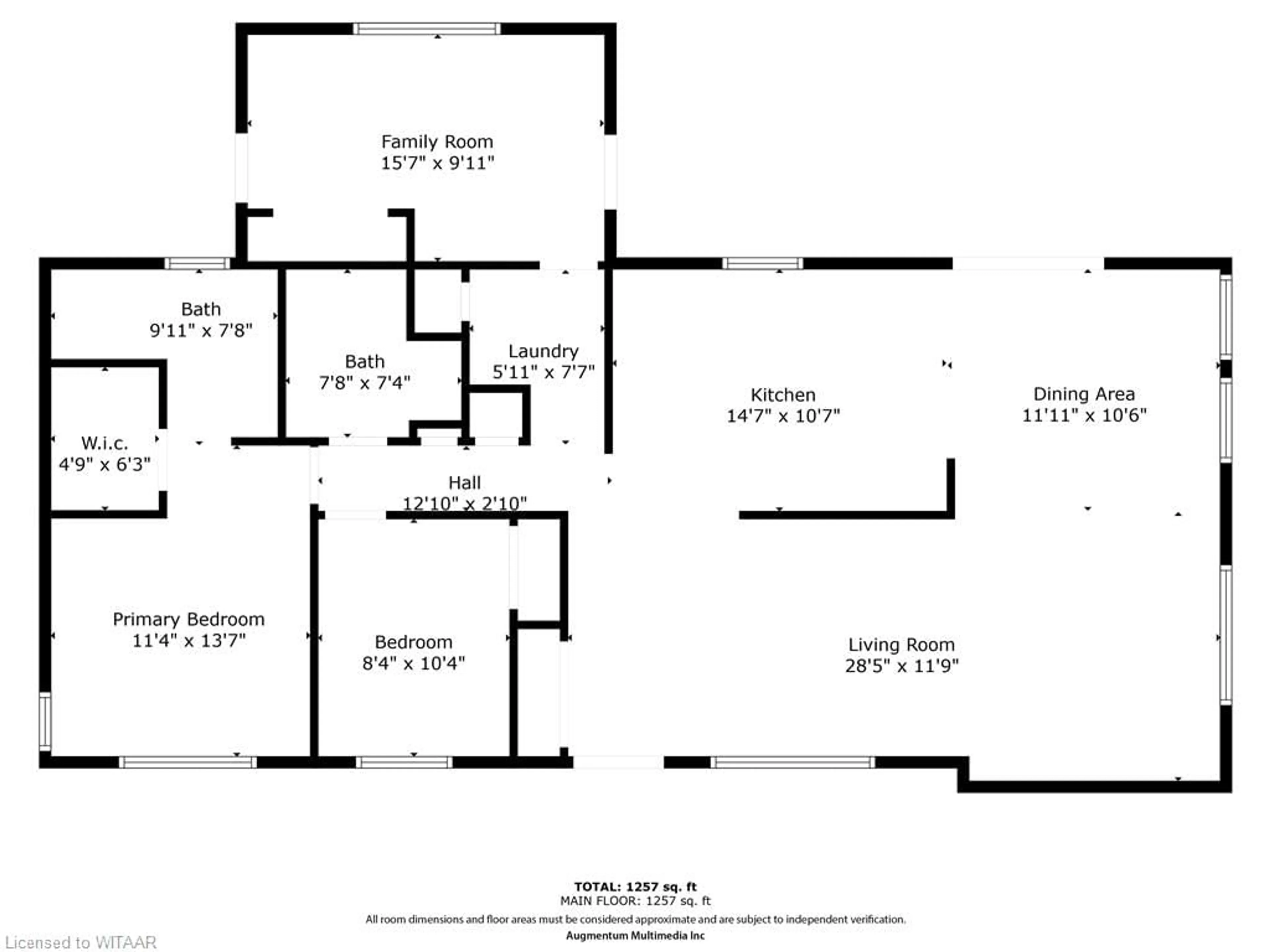 Floor plan for 12 First St, Courtland Ontario N4B 2W6