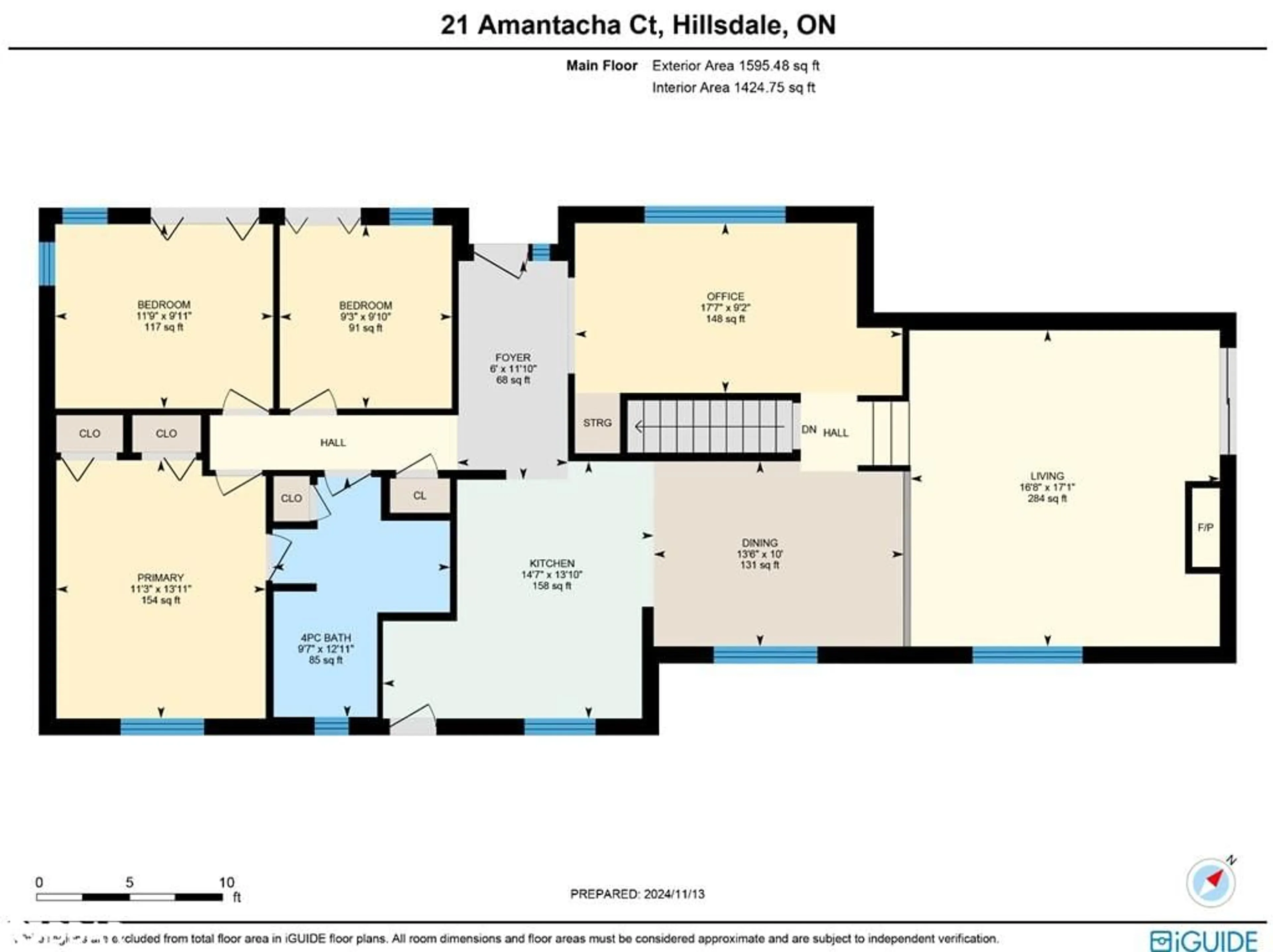 Floor plan for 21 Amantacha Crt, Oro-Medonte Ontario L0L 1V0