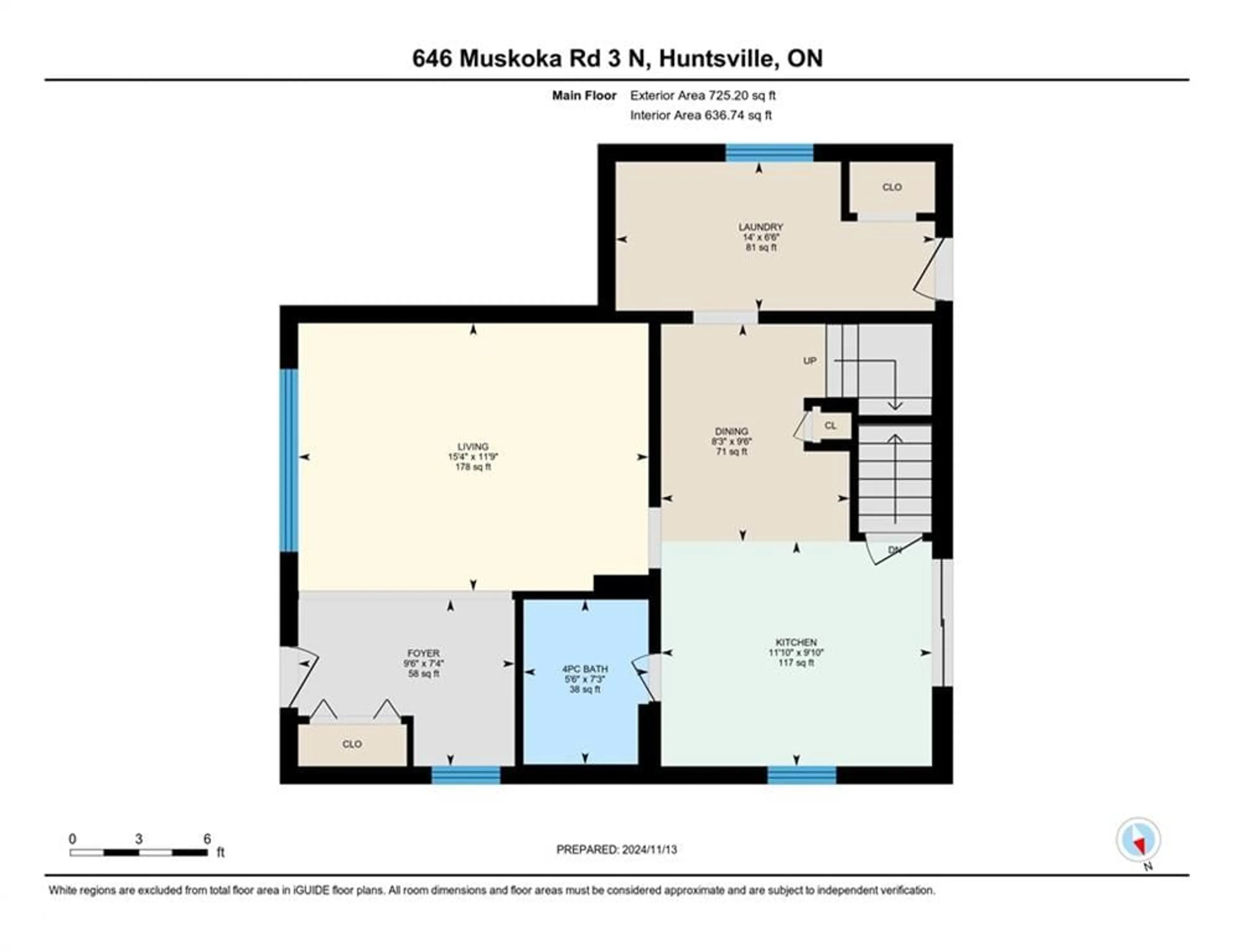Floor plan for 646 Muskoka 3 Rd, Huntsville Ontario P1H 1C9