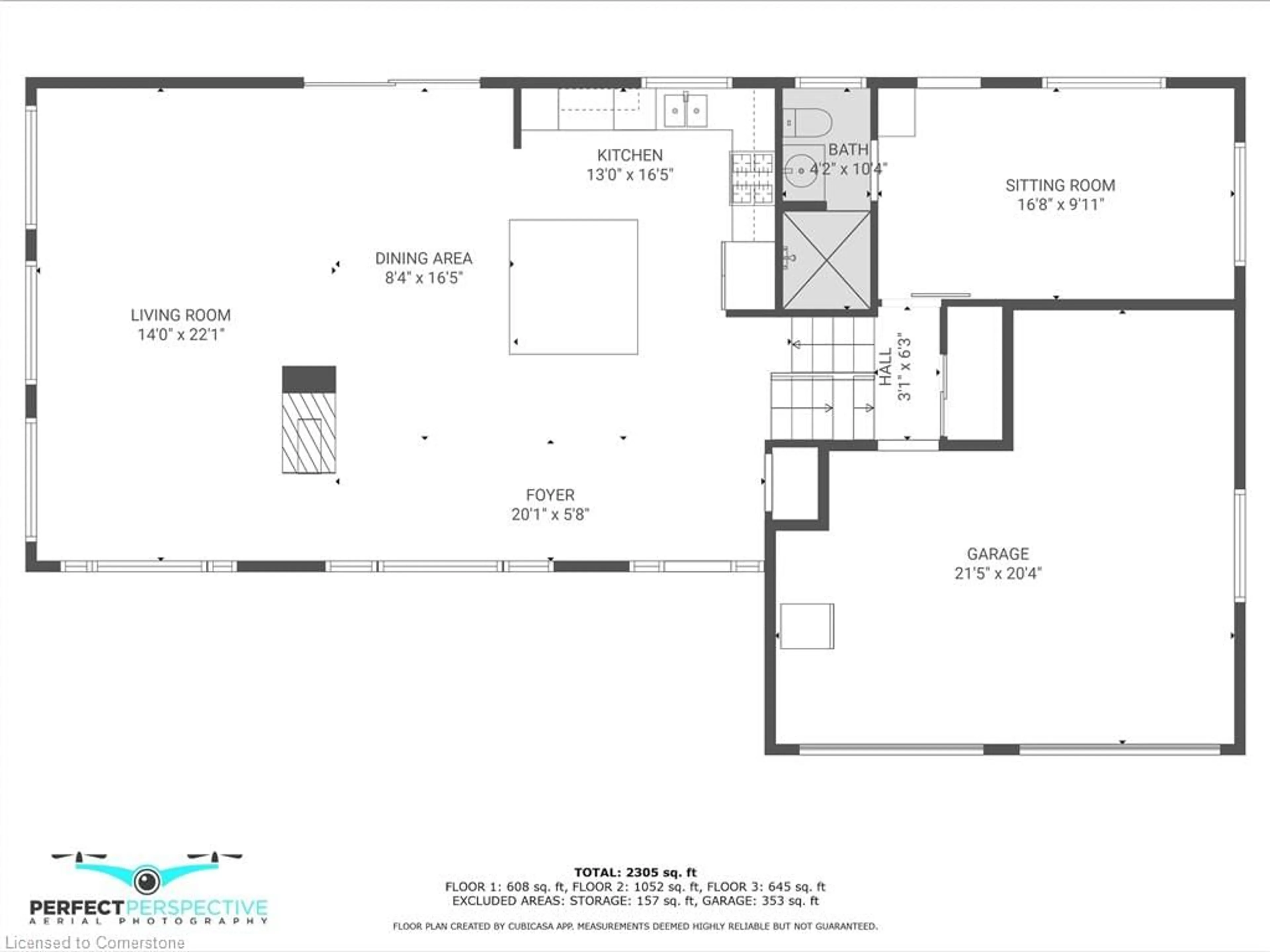 Floor plan for 1 Maple Lane, Tillsonburg Ontario N4G 2Y5