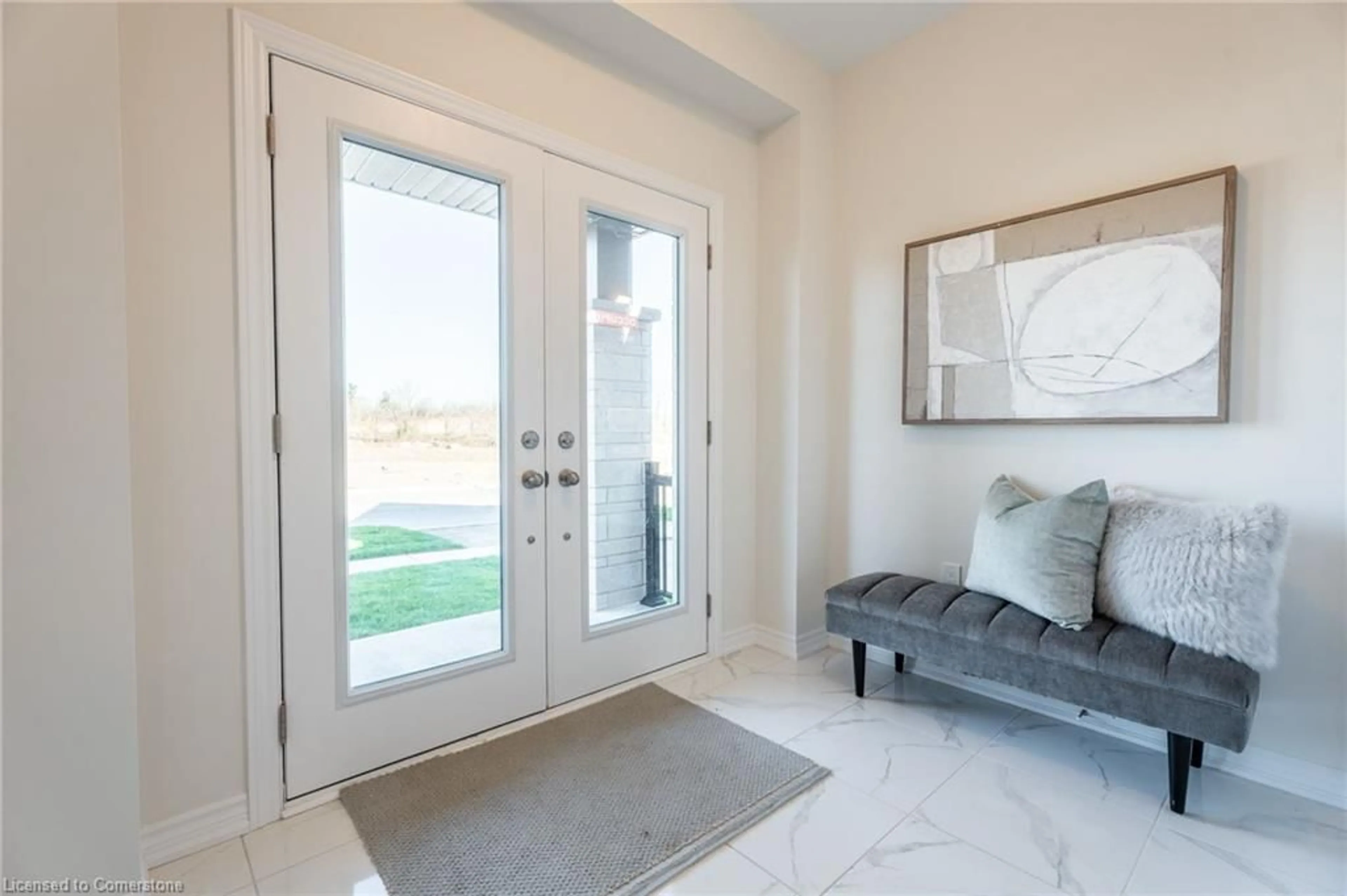 Indoor entryway, cement floor for 127 Bendemere Rd, Paris Ontario N0E 1N0