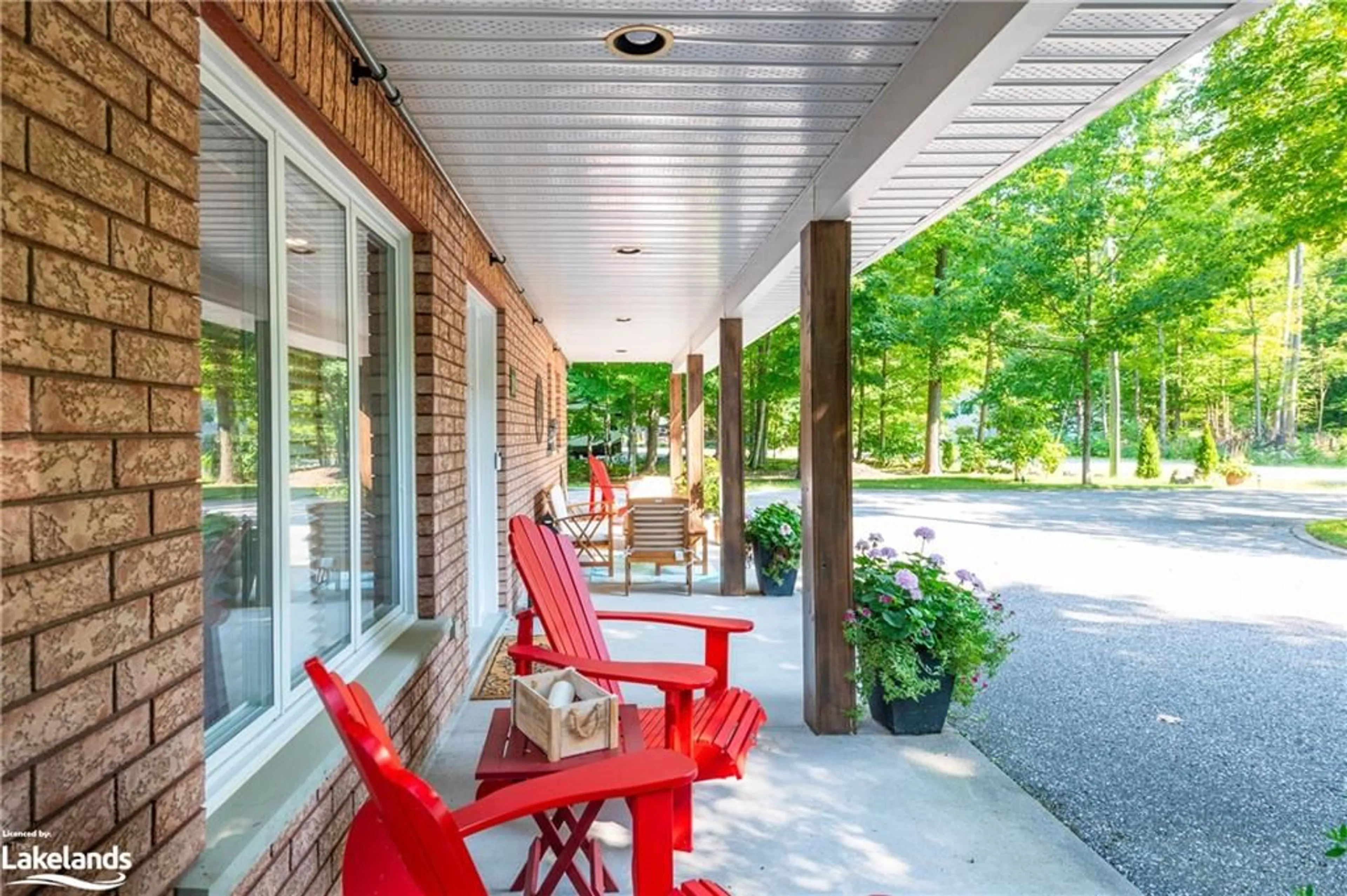 Patio, cottage for 100 Desroches Trail, Tiny Ontario L9M 0H9