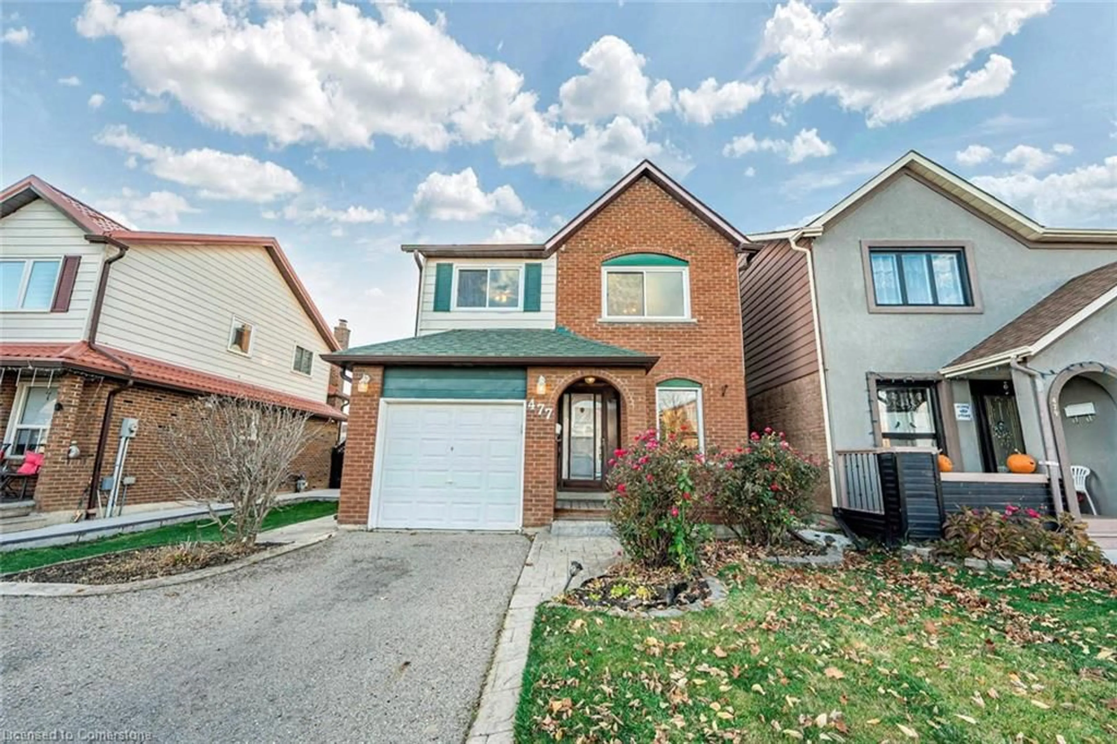 Frontside or backside of a home, the street view for 477 Hansen Rd, Brampton Ontario L6V 3P6