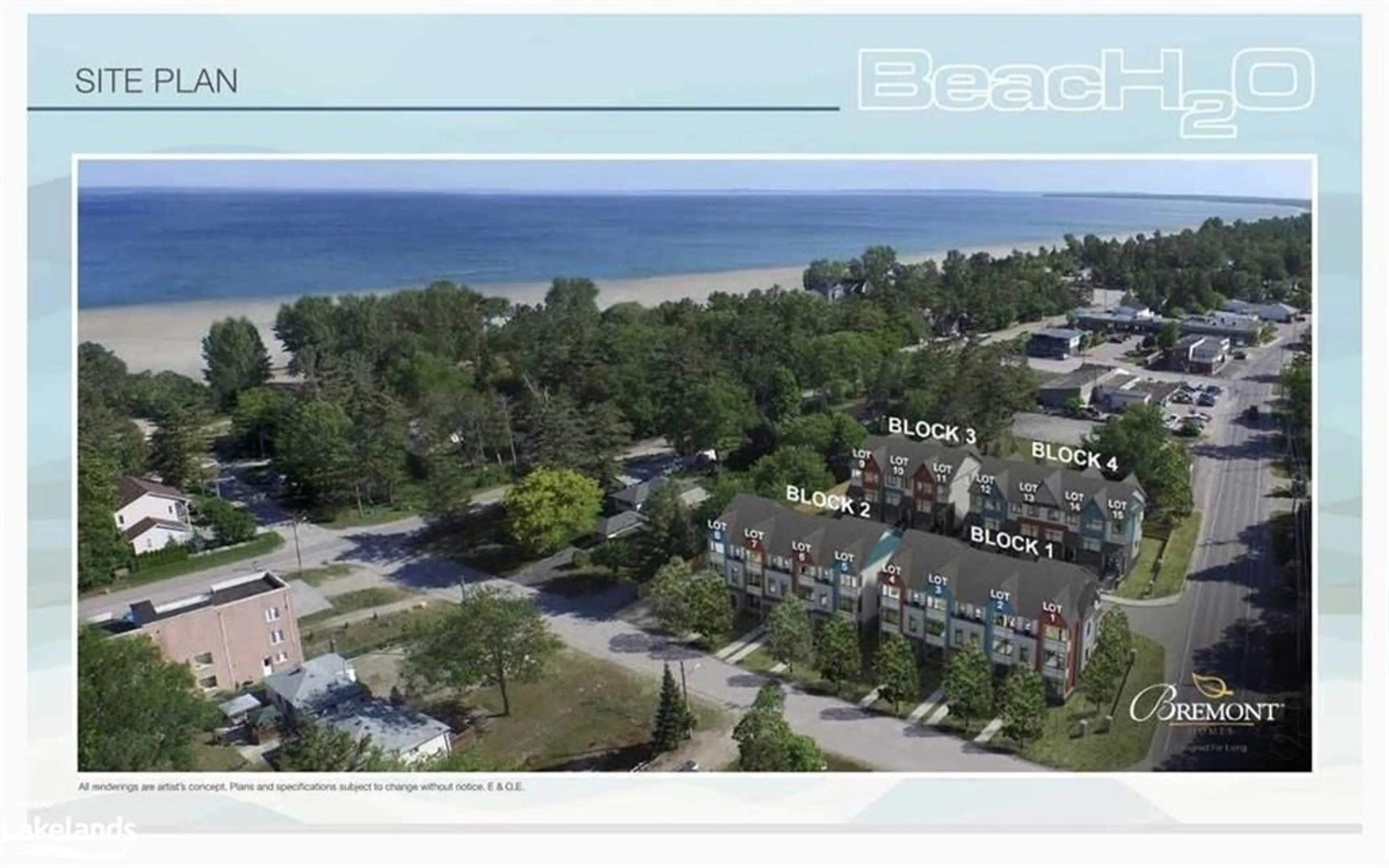 A pic from exterior of the house or condo, the street view for 4 Bremont Way, Wasaga Beach Ontario L9Z 2H3