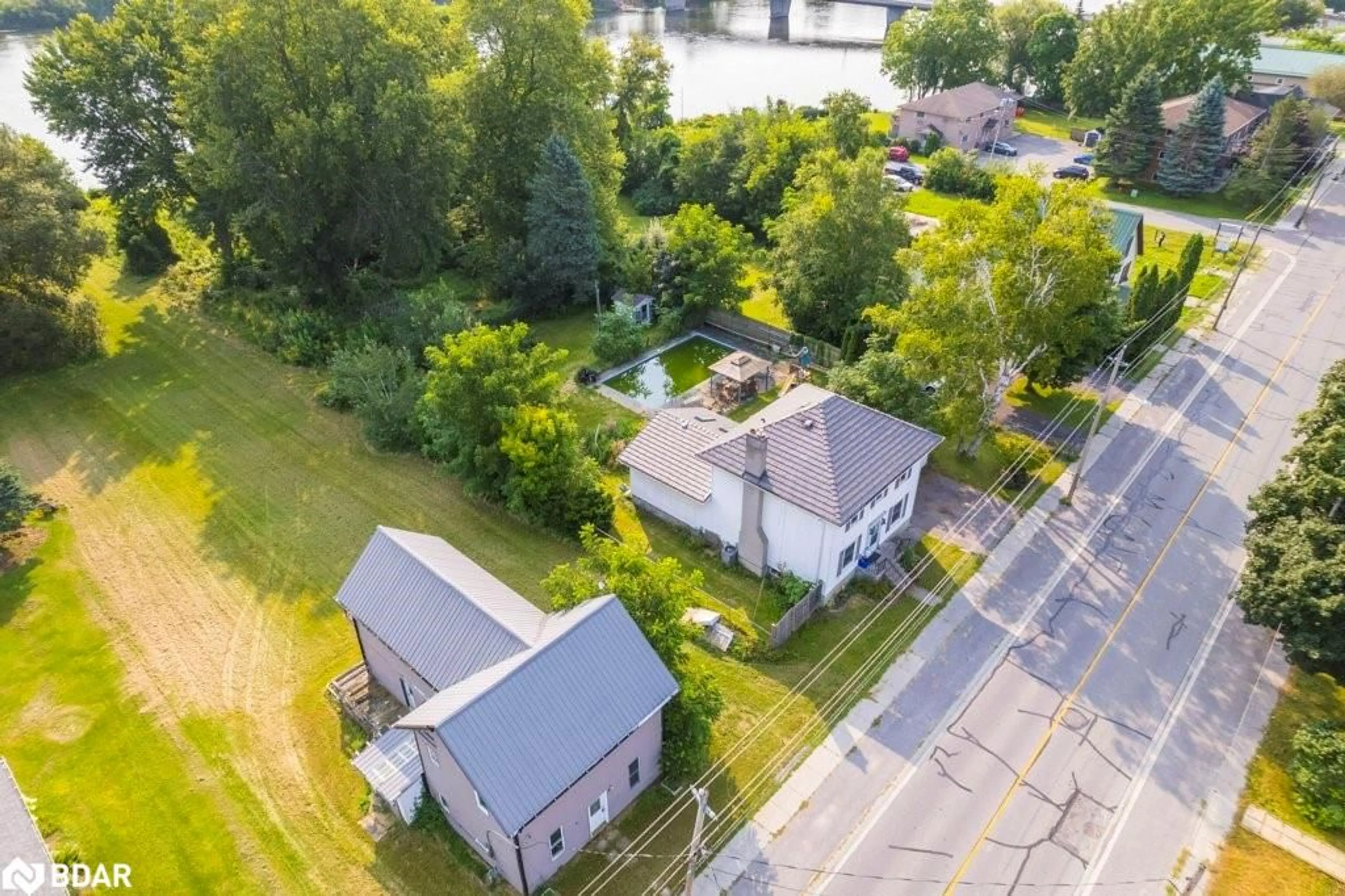 A pic from exterior of the house or condo, the street view for 48 North Trent St, Frankford Ontario K0K 2C0