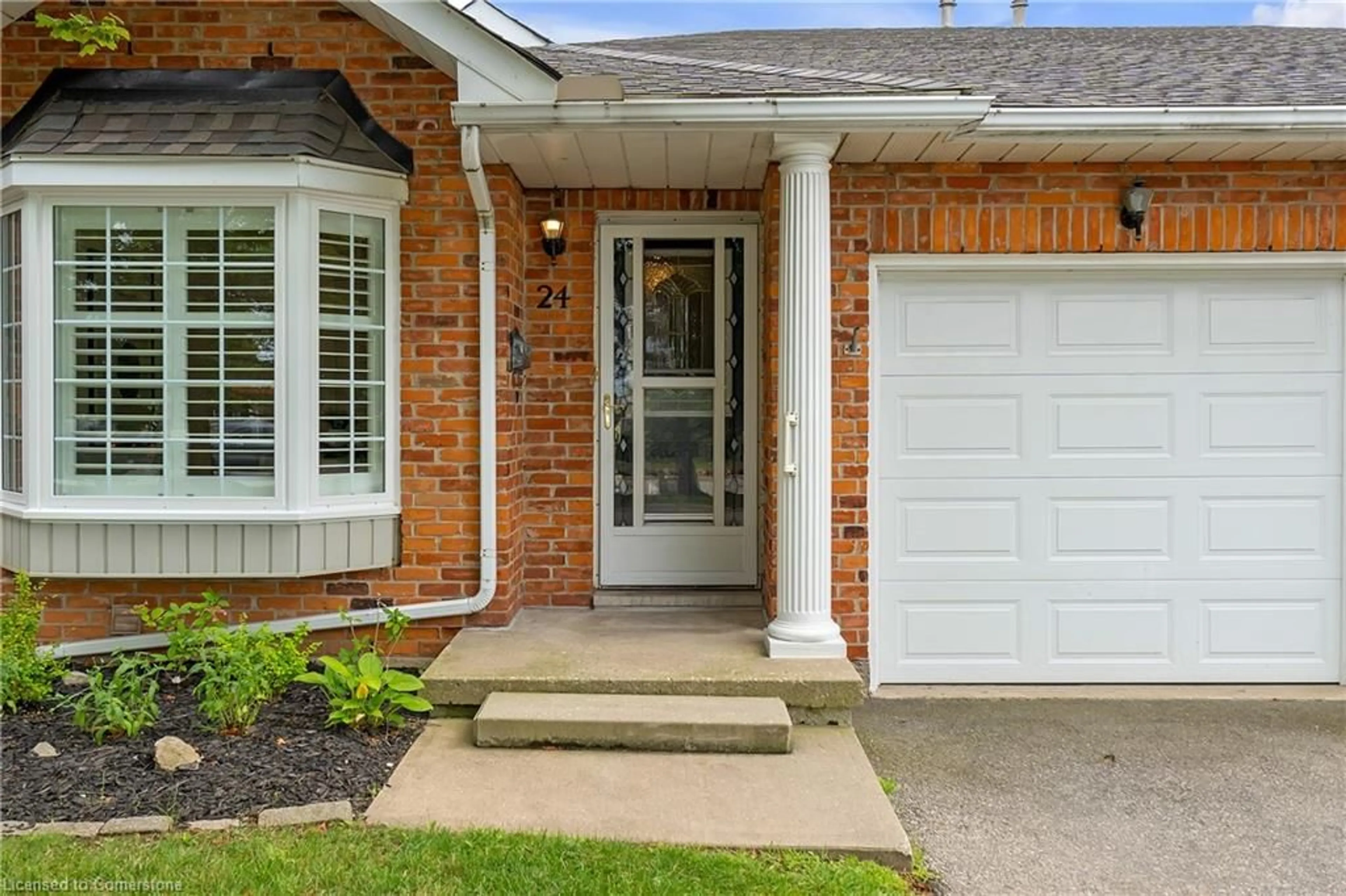 Home with brick exterior material for 20 Meadowlands Blvd #24, Ancaster Ontario L9K 1J5